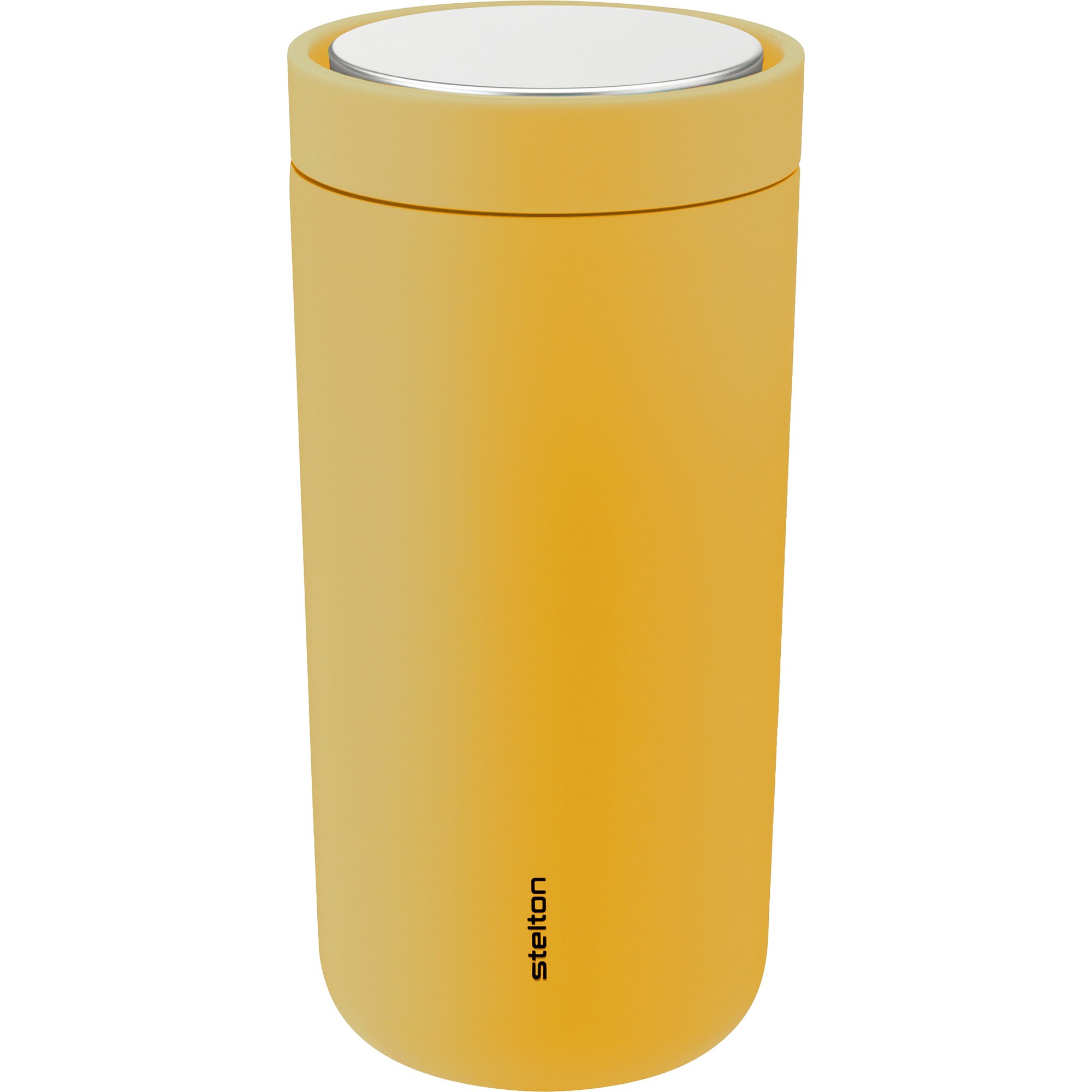Läs mer om Stelton To Go Click termosmugg 0,4 liter, soft poppy yellow