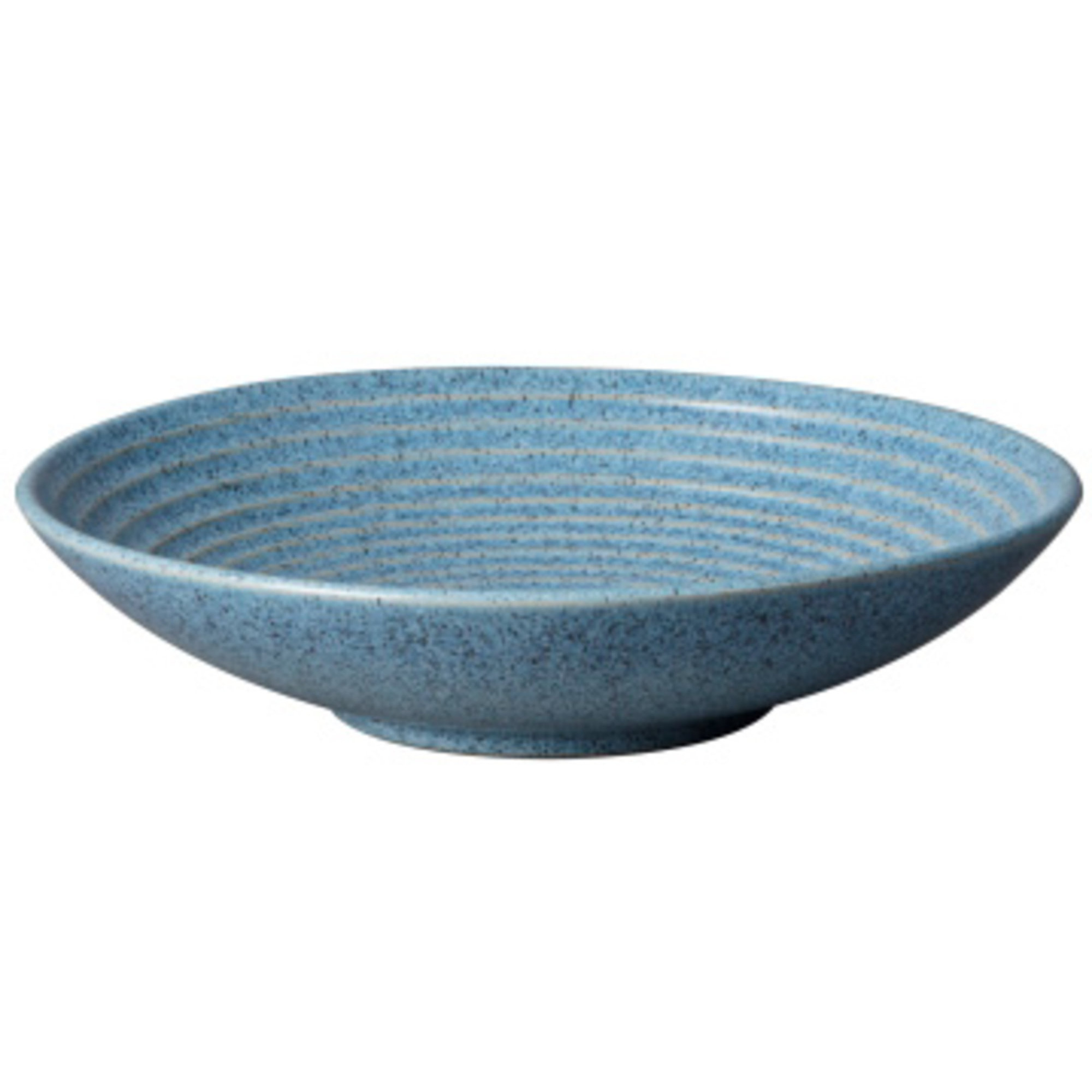 Denby Studio Blue Flint Medium Ridged Bowl 25 5 cm