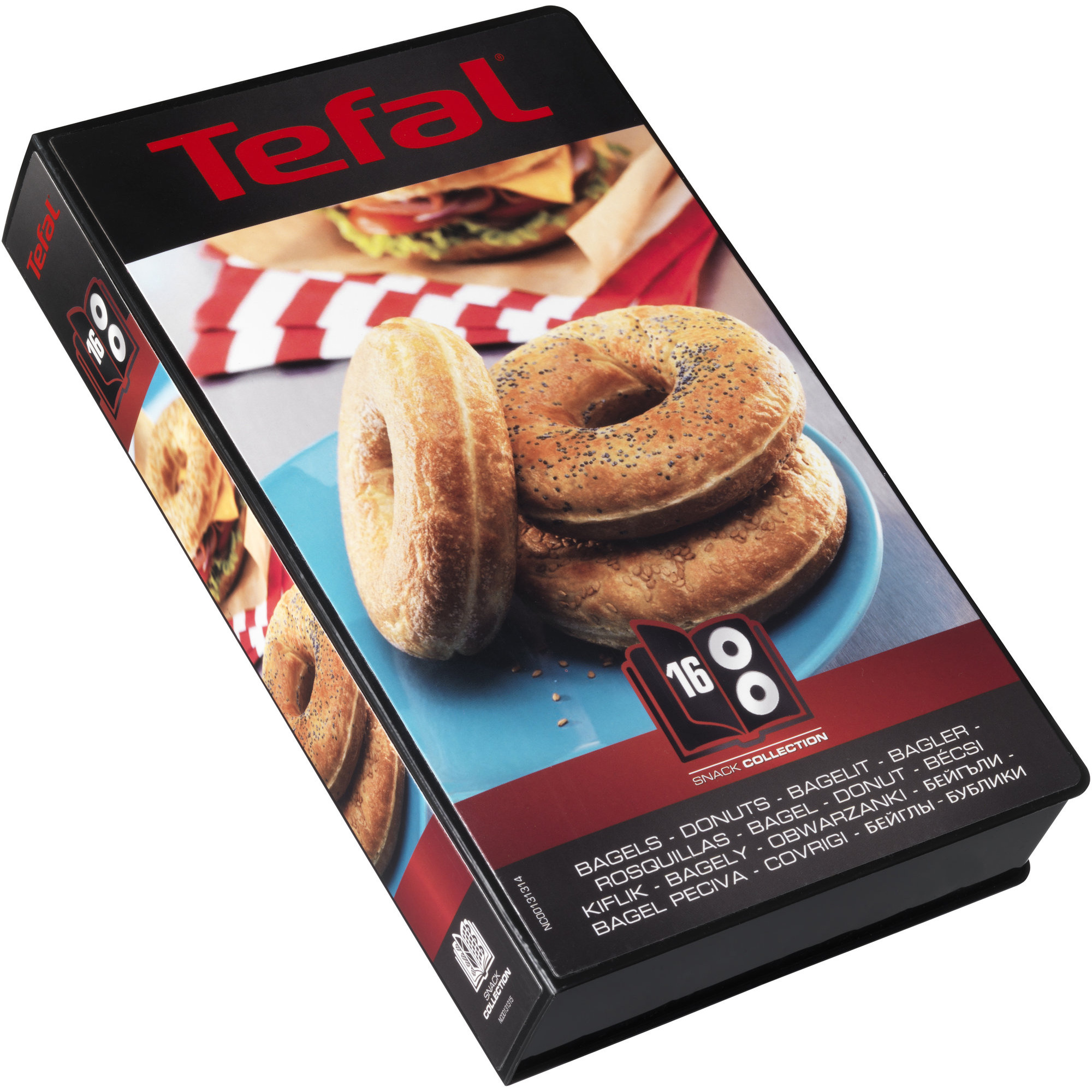 Läs mer om Tefal Snack Collection plattor: Bagels / donuts (16)