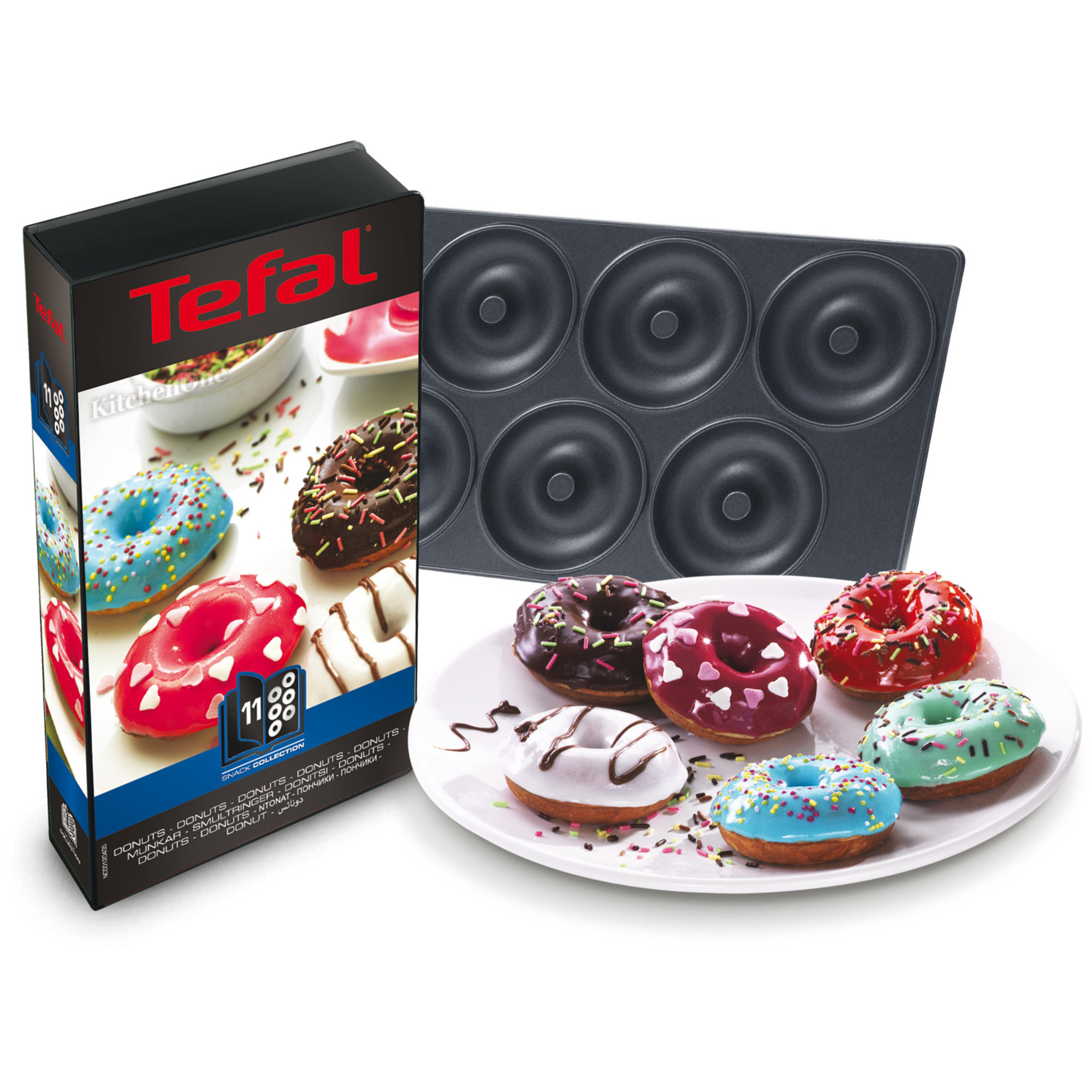 Läs mer om Tefal Snack Collection plader: Donuts (11)