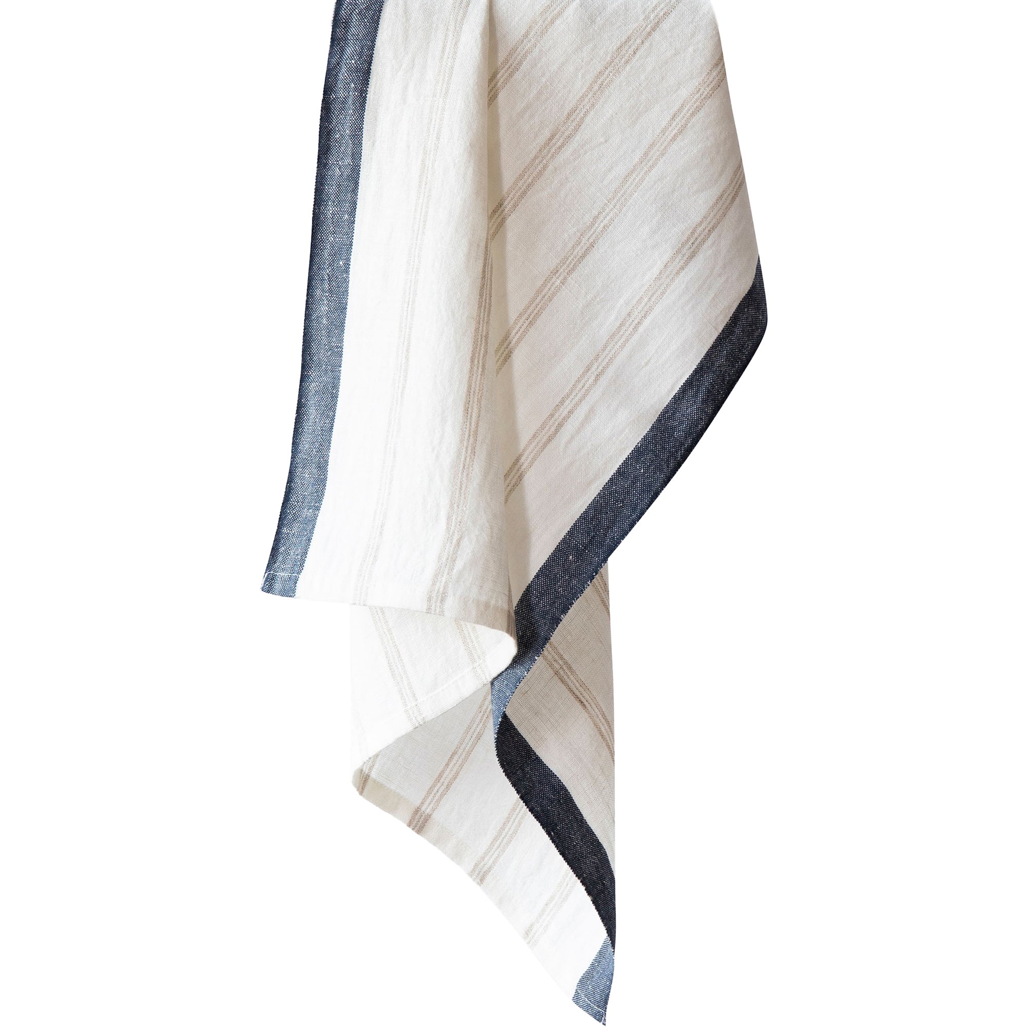 Tell Me More Maya kjøkkenhåndkle 70x50 cm, natural stripe Kjøkkenhåndkle