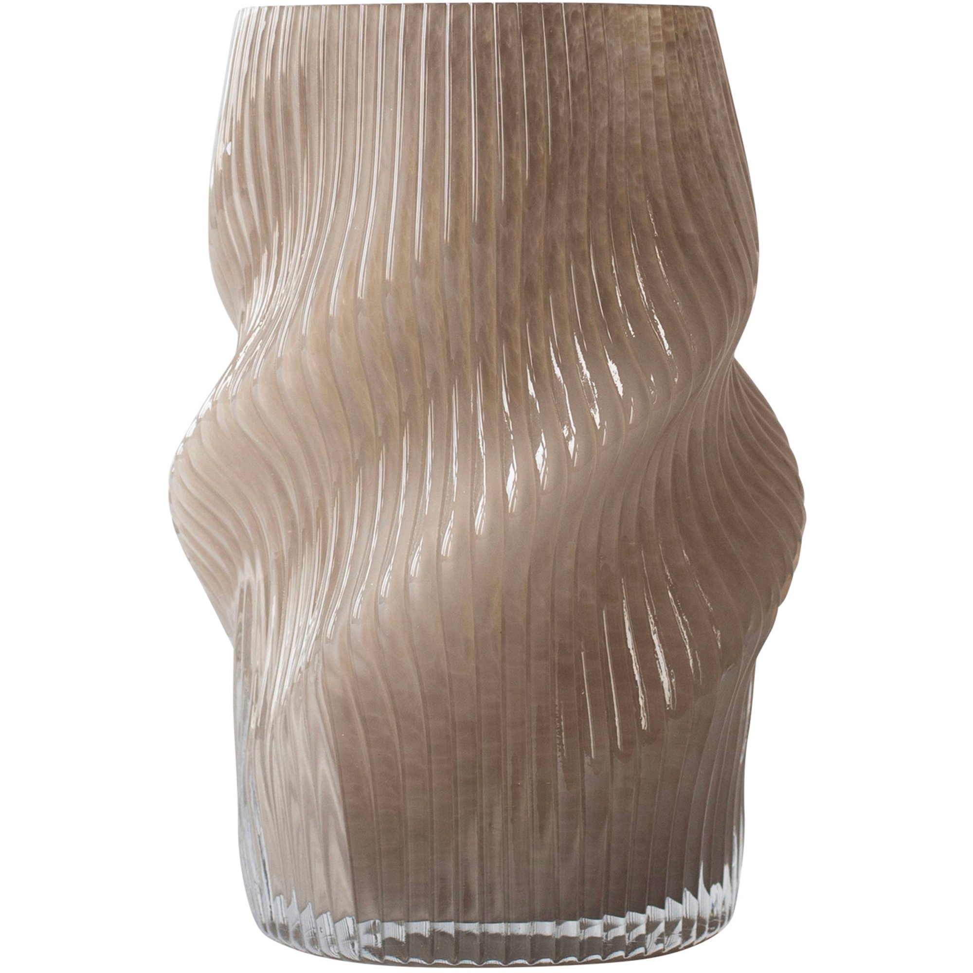 Tell Me More Fano vase 25 cm, taupe Vase