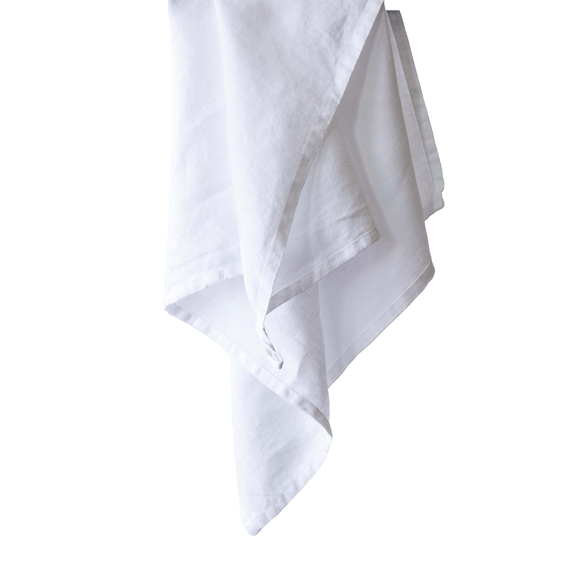 Tell Me More Kjøkkenhåndkle i lin 50×70 cm bleached white