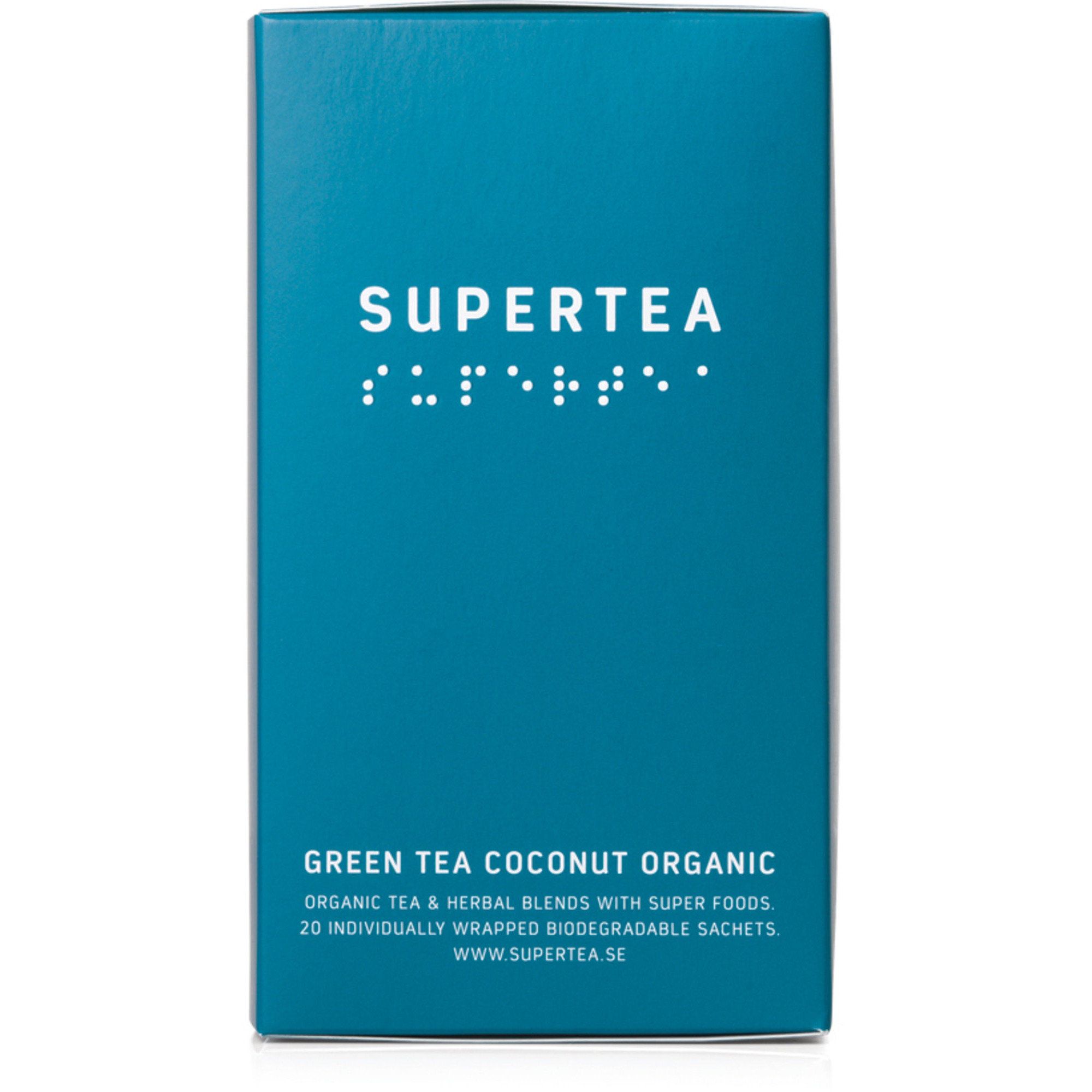 Teministeriet Supertea Green Tea Coconut Organic te