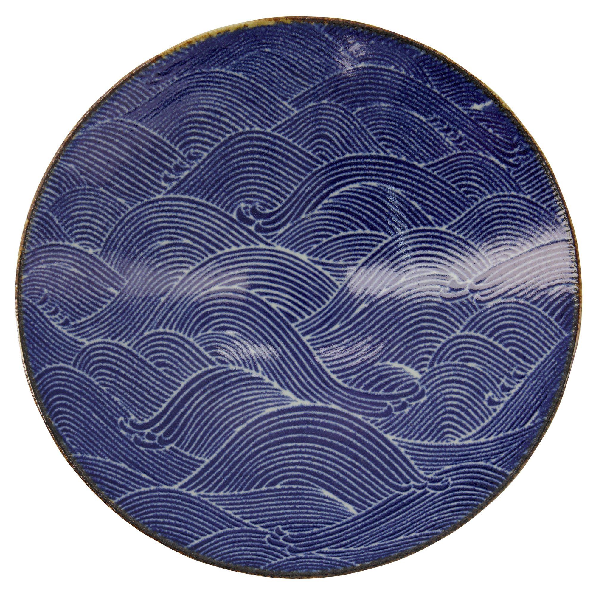 Läs mer om Tokyo Design Studio Seigaiha Blue skål 24,5 cm
