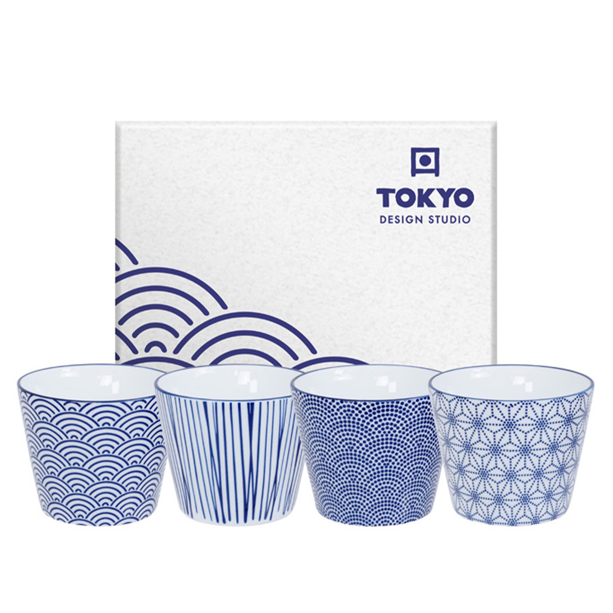 Billede af Tokyo Design Studio Nippon Blue tekop 4 stk.