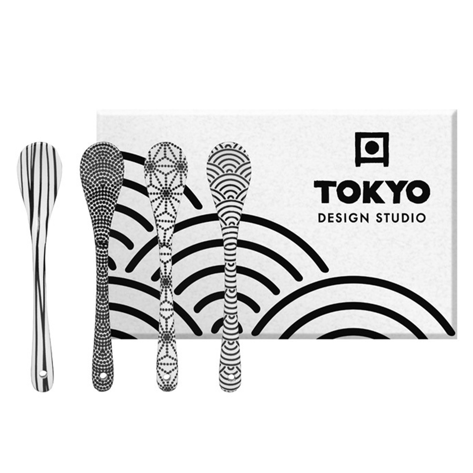 Läs mer om Tokyo Design Studio Nippon Black sked 4 st.
