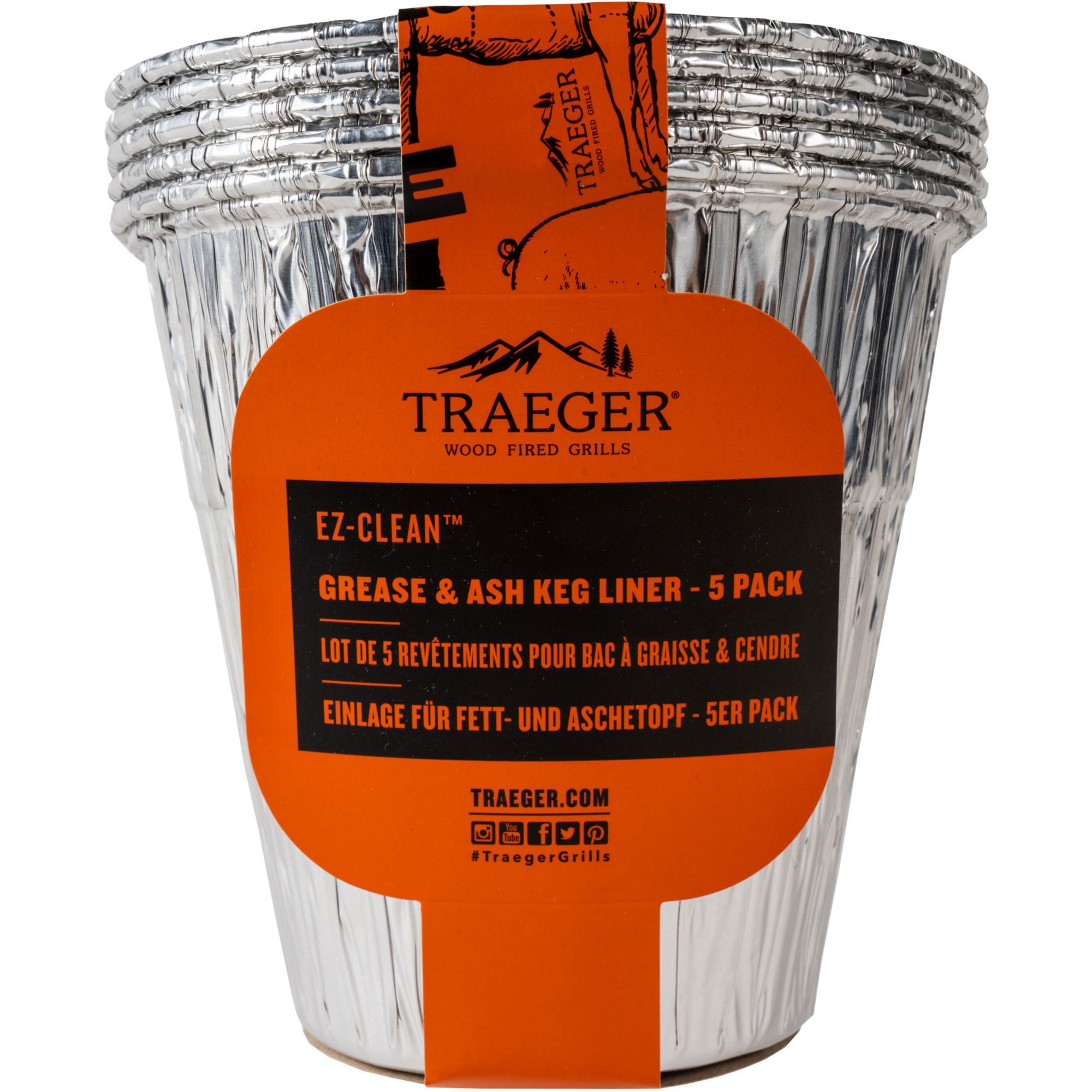 Traeger EZ-Clean folieform (5-pack)