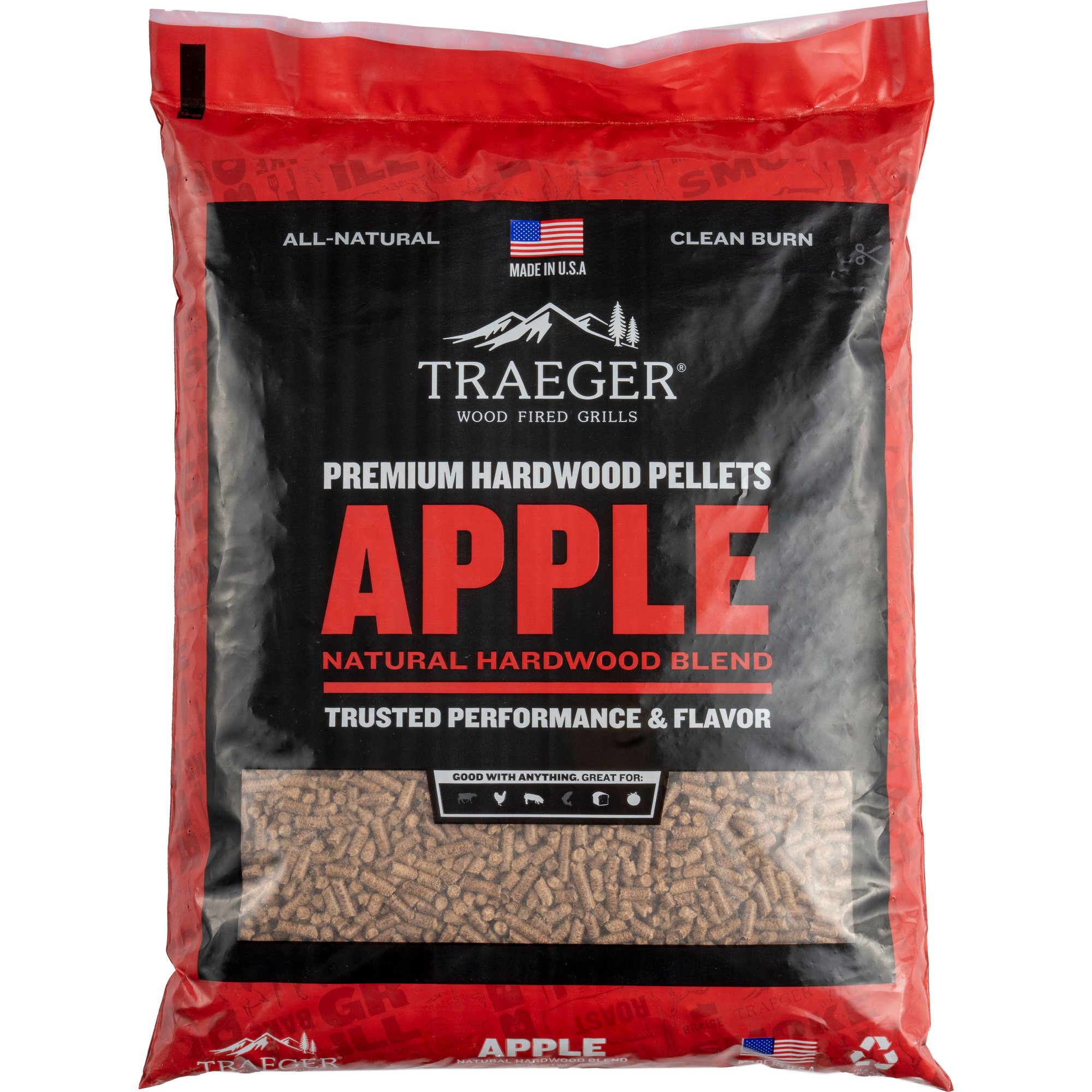 Traeger Träpellets äpple