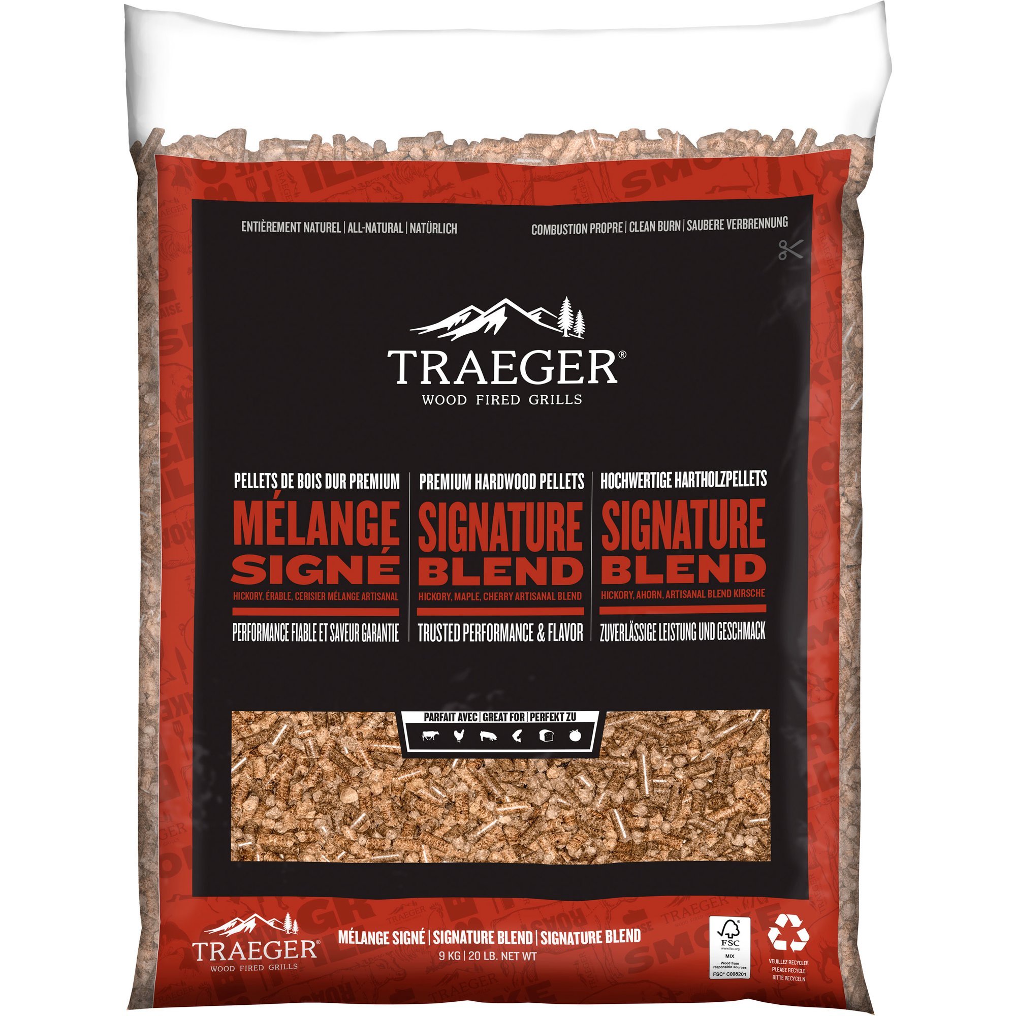 Traeger Träpellets signature