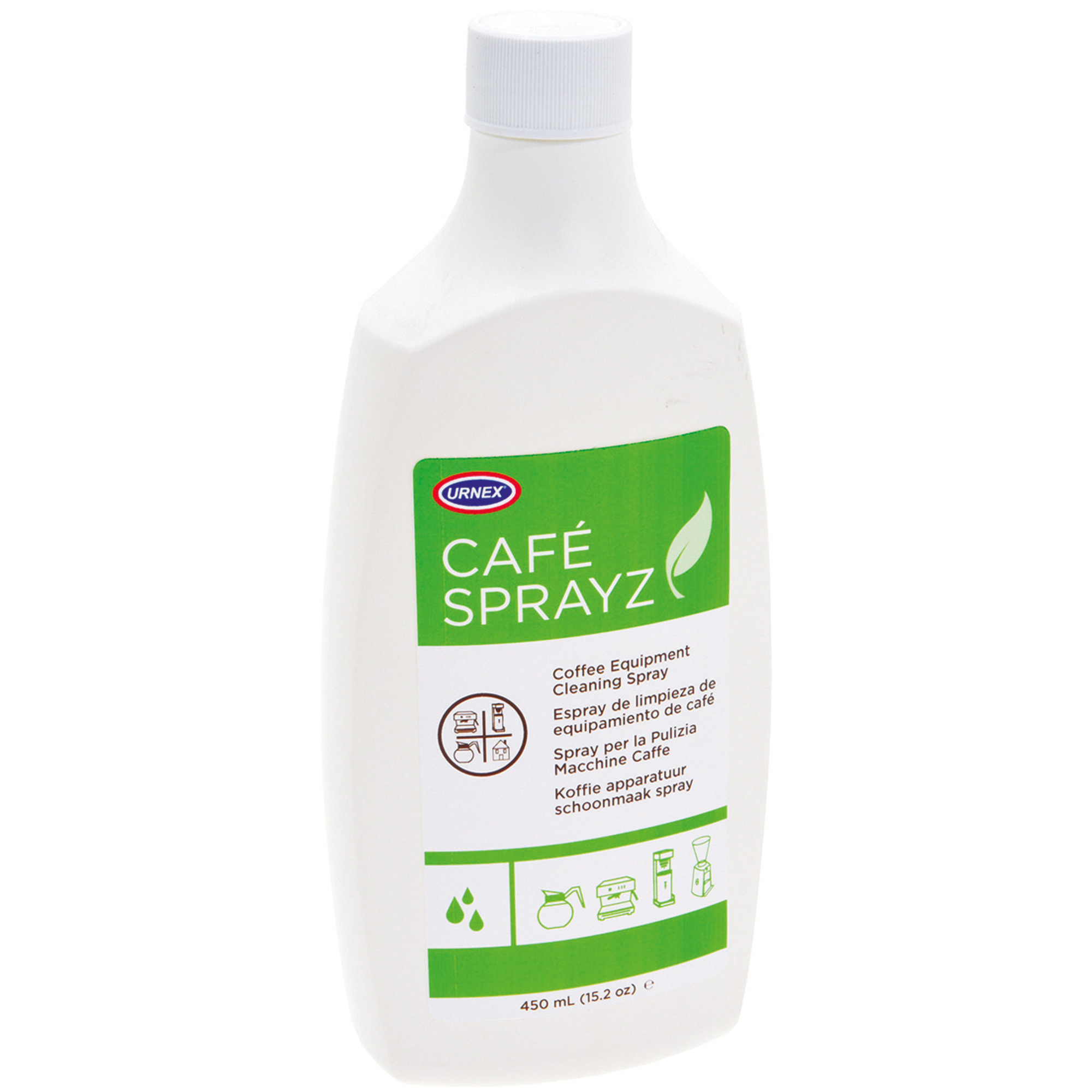 Läs mer om Urnex Cafe spray 450 ml.