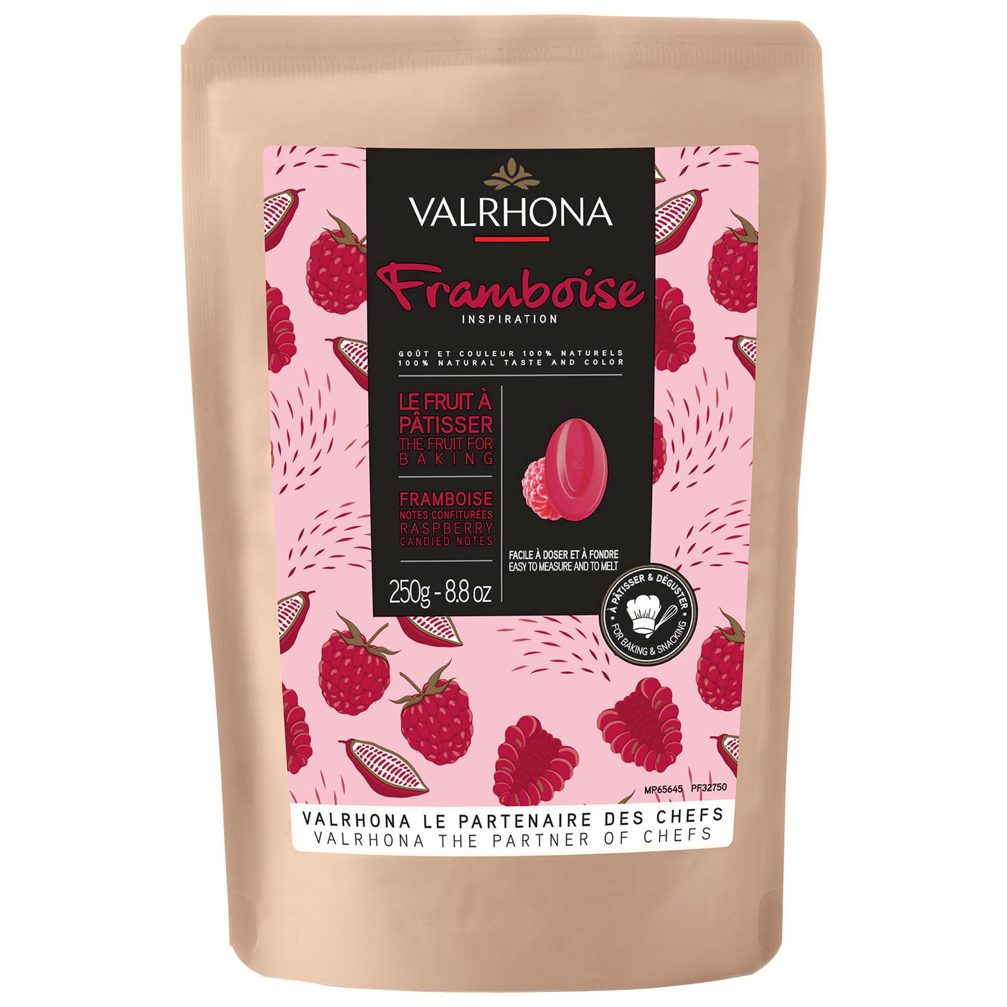 Valrhona Inspiration Hallon choklad 250 g