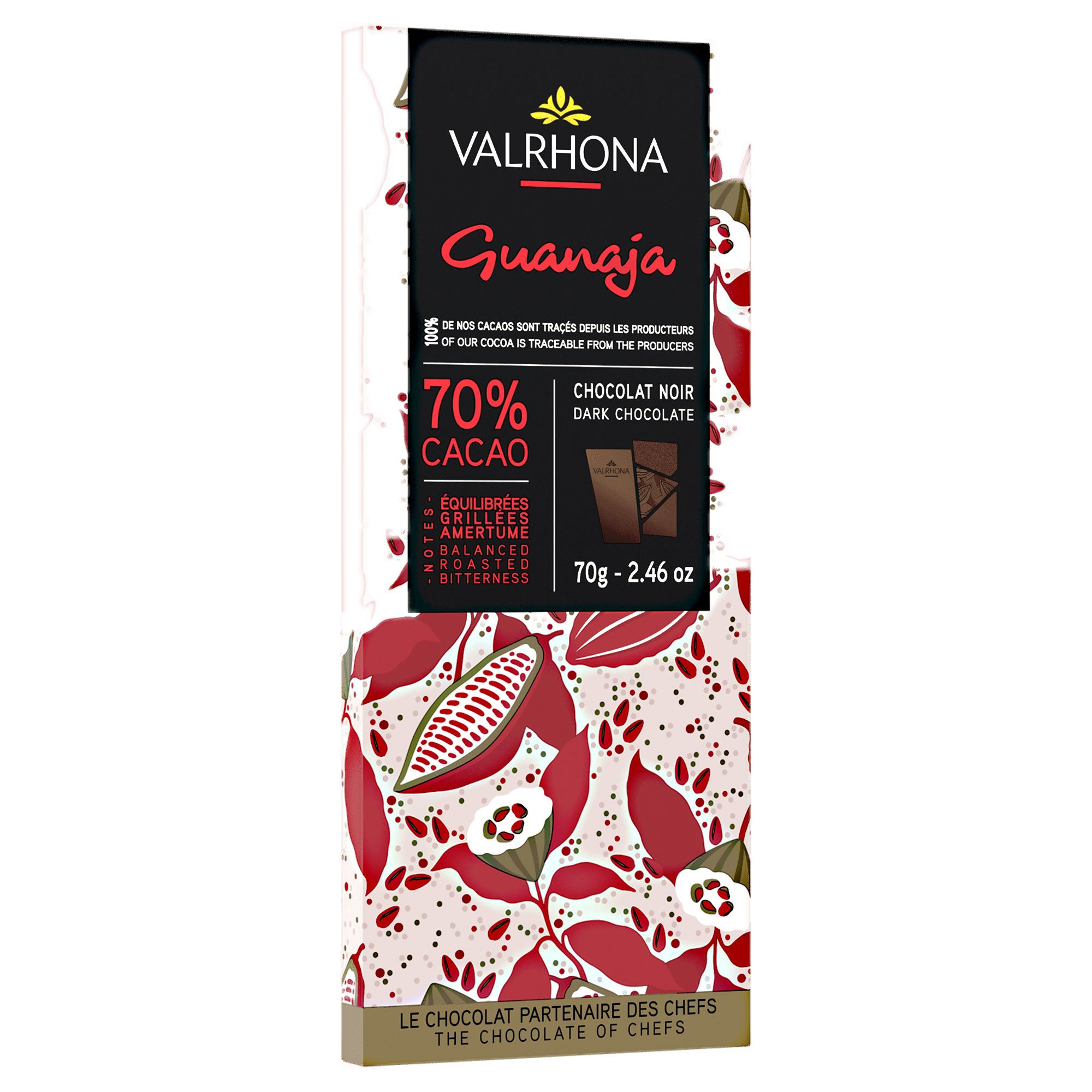 Läs mer om Valrhona Guanaja 70% chokladkaka, 70 g