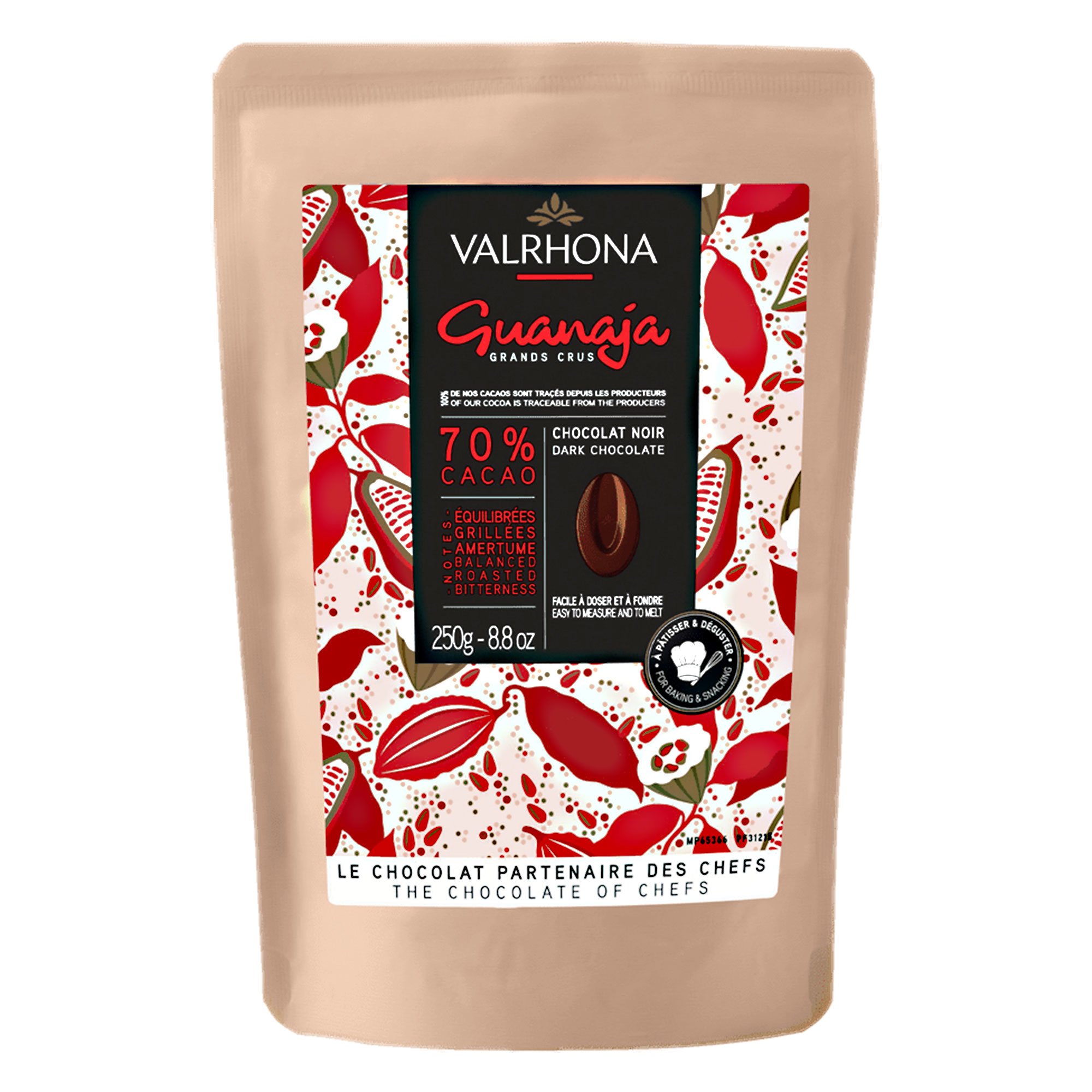 Valrhona Guanaja 70% mörk choklad 250 g