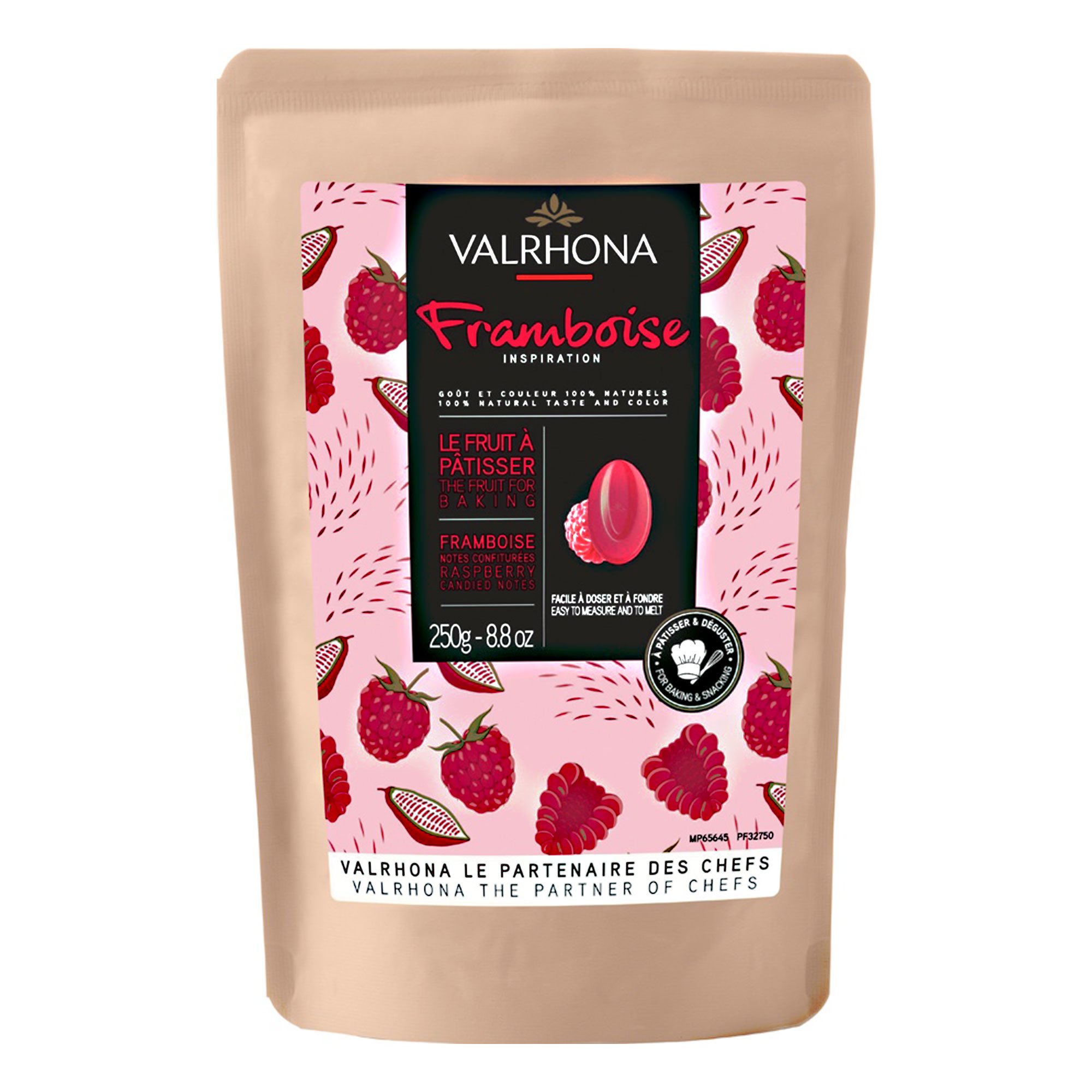 Valrhona Inspiration Hallon choklad 250 g