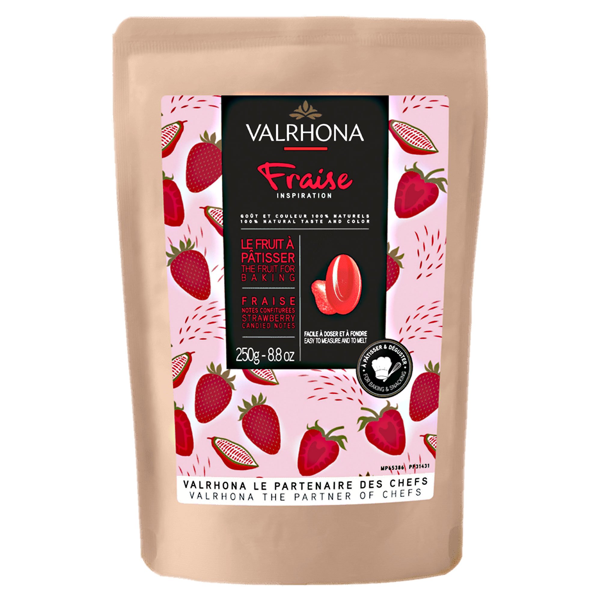Valrhona Inspiration Jordgubb choklad 250 g