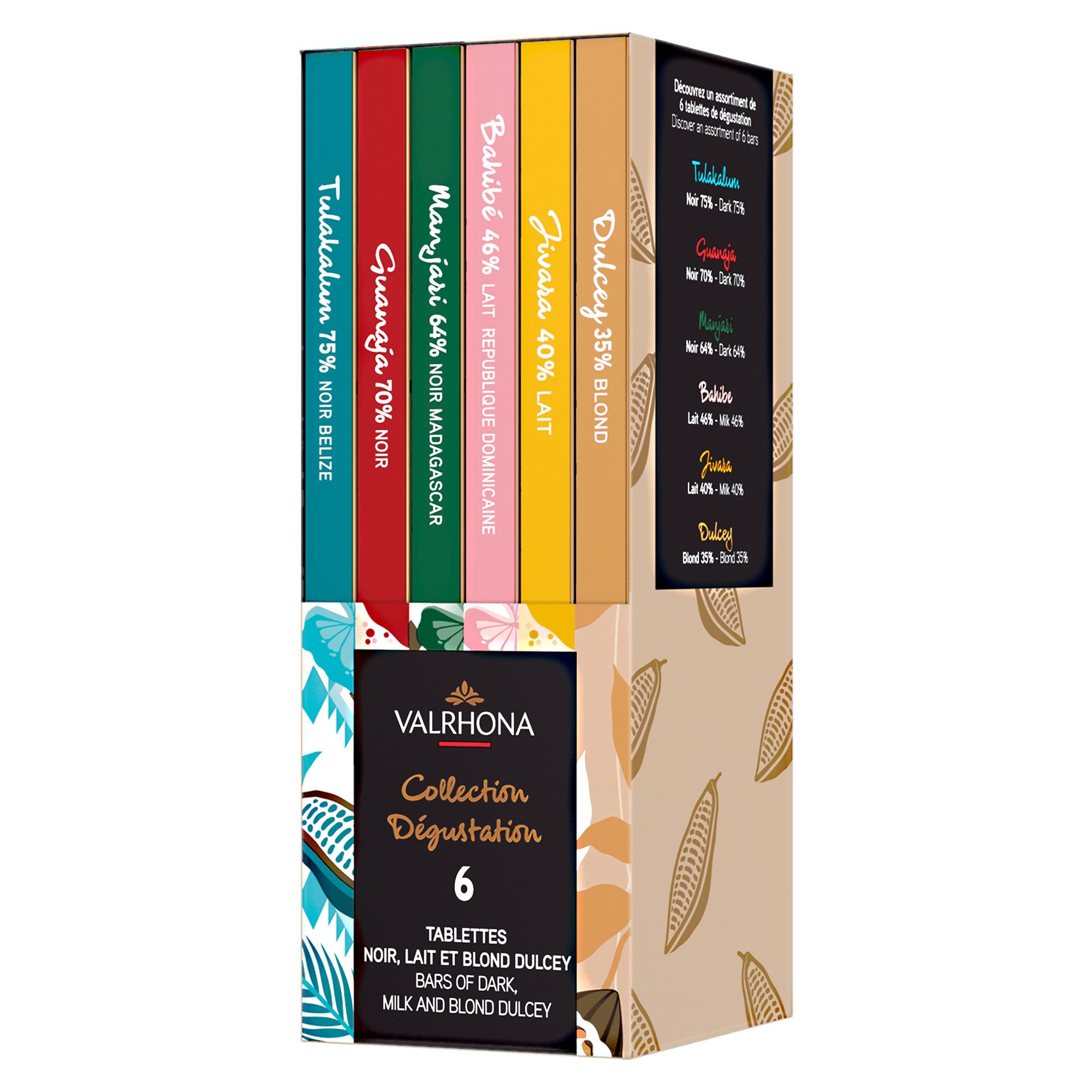 Läs mer om Valrhona Tasting Collection, 6x70 g
