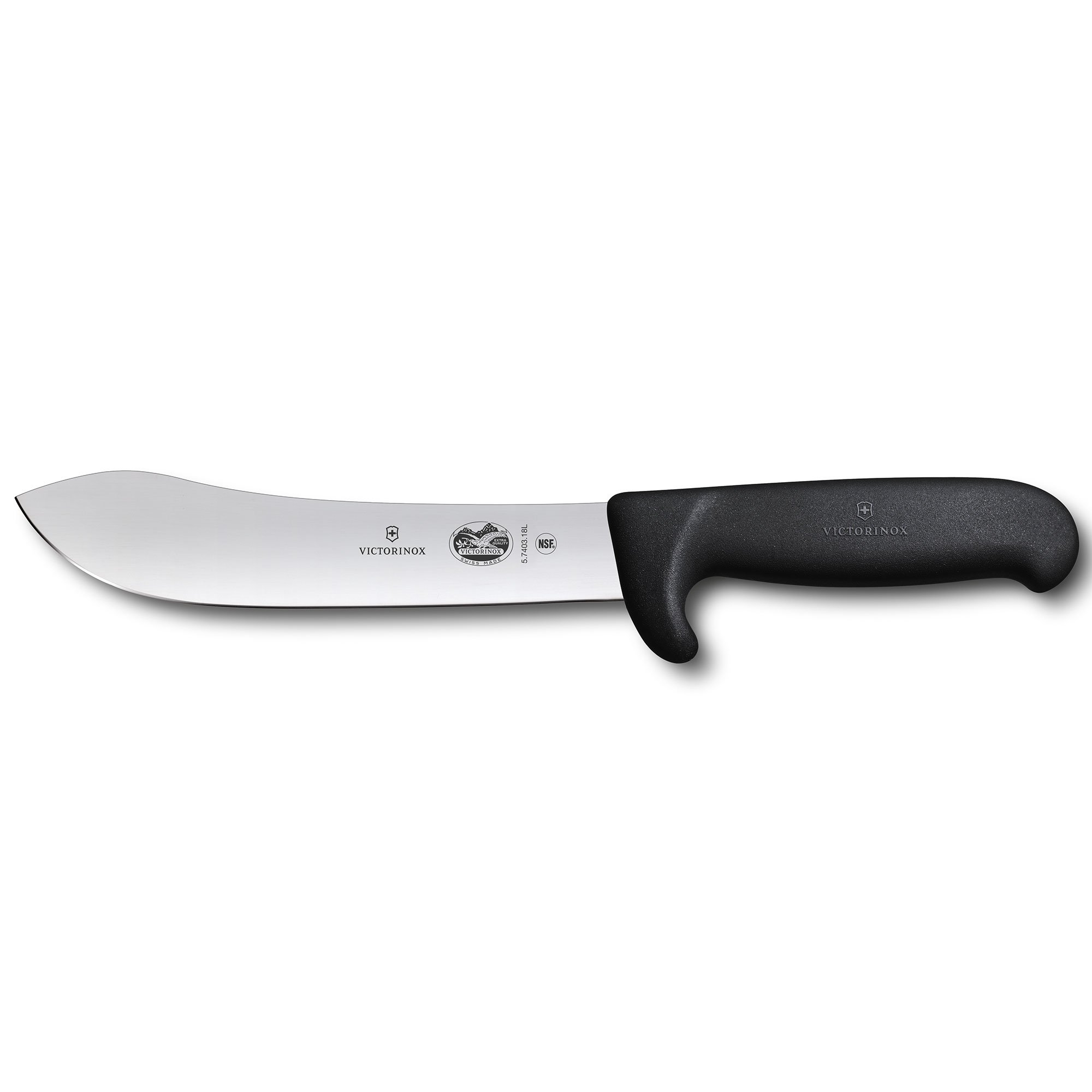 Läs mer om Victorinox Butchers Knives Fibrox bred slaktkniv 18 cm.