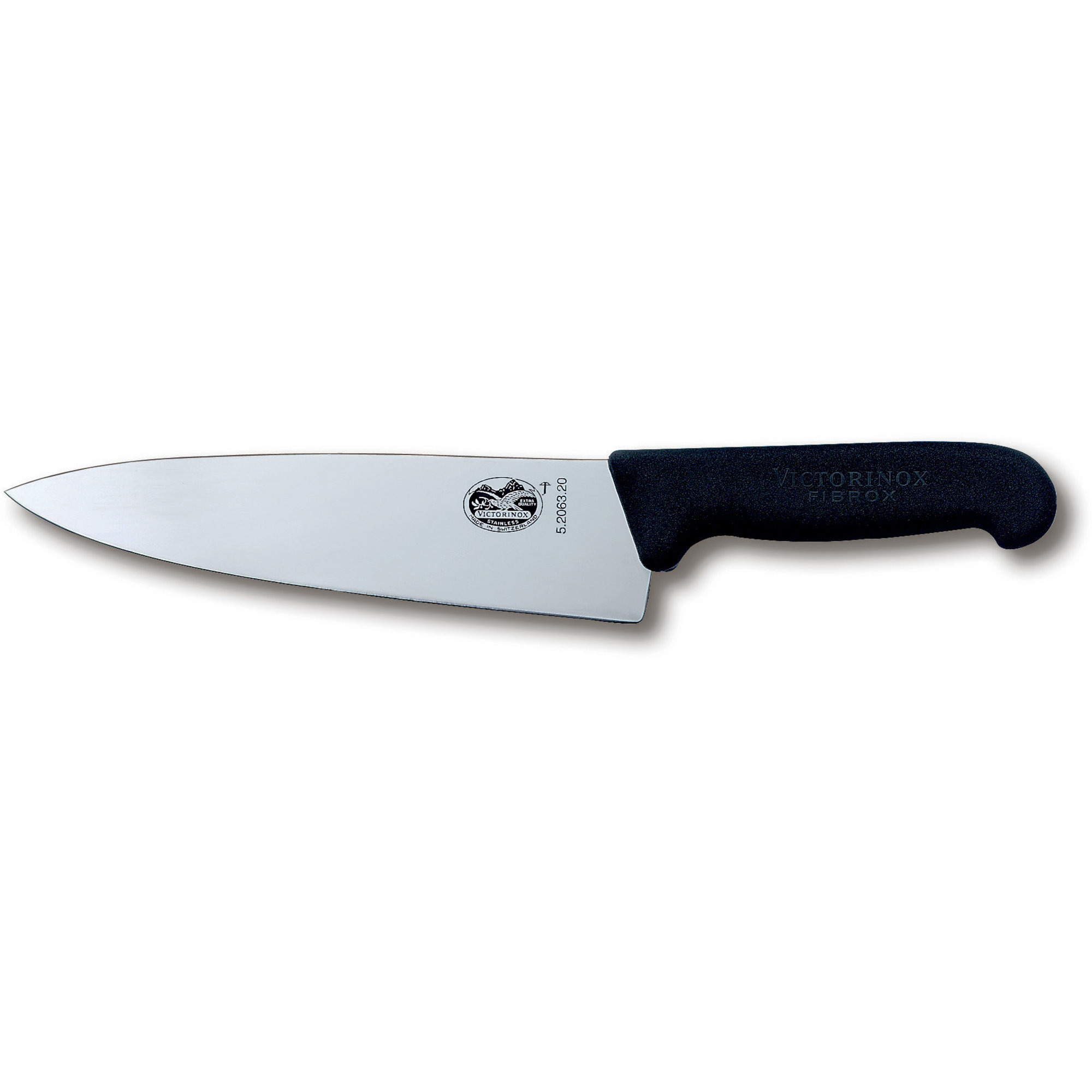 Victorinox Ekstra bred kokkekniv med fibrox-skæfte, 20cm.