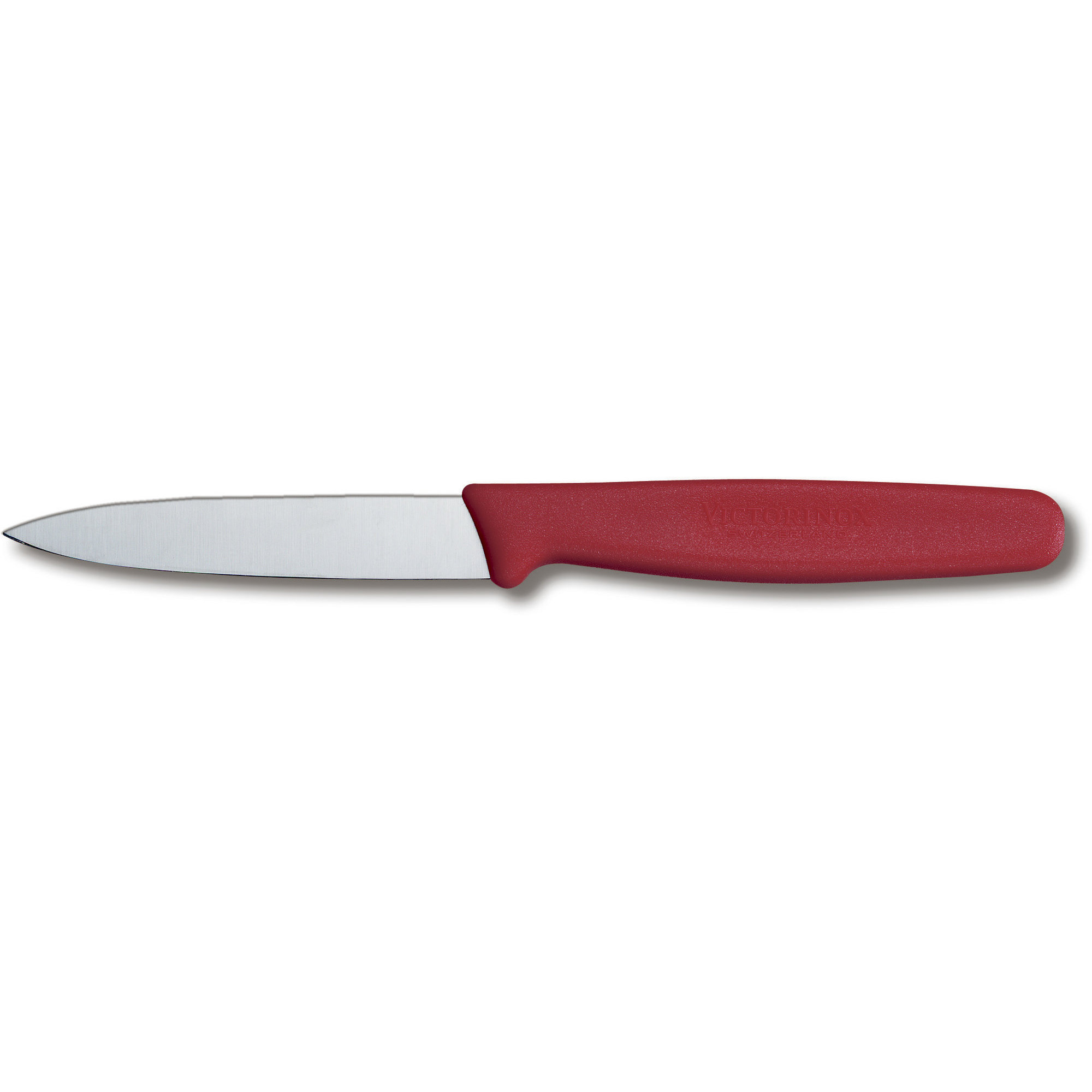 Victorinox Spiss Skrellekniv 8 cm Nylonhåndtak Rød