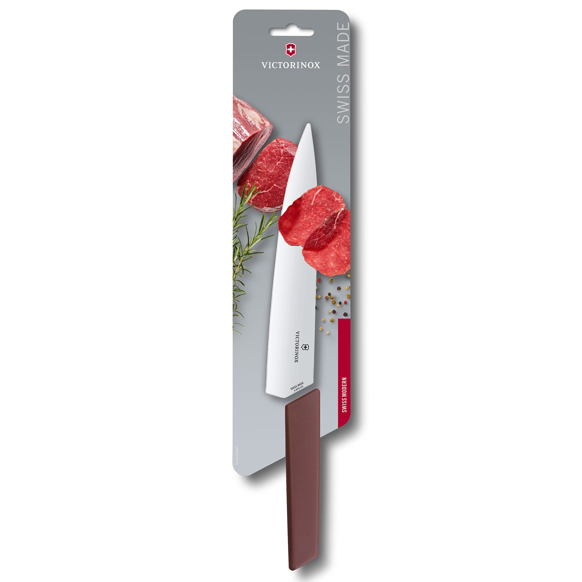 Victorinox Swiss Modern kockkniv 22 cm röd