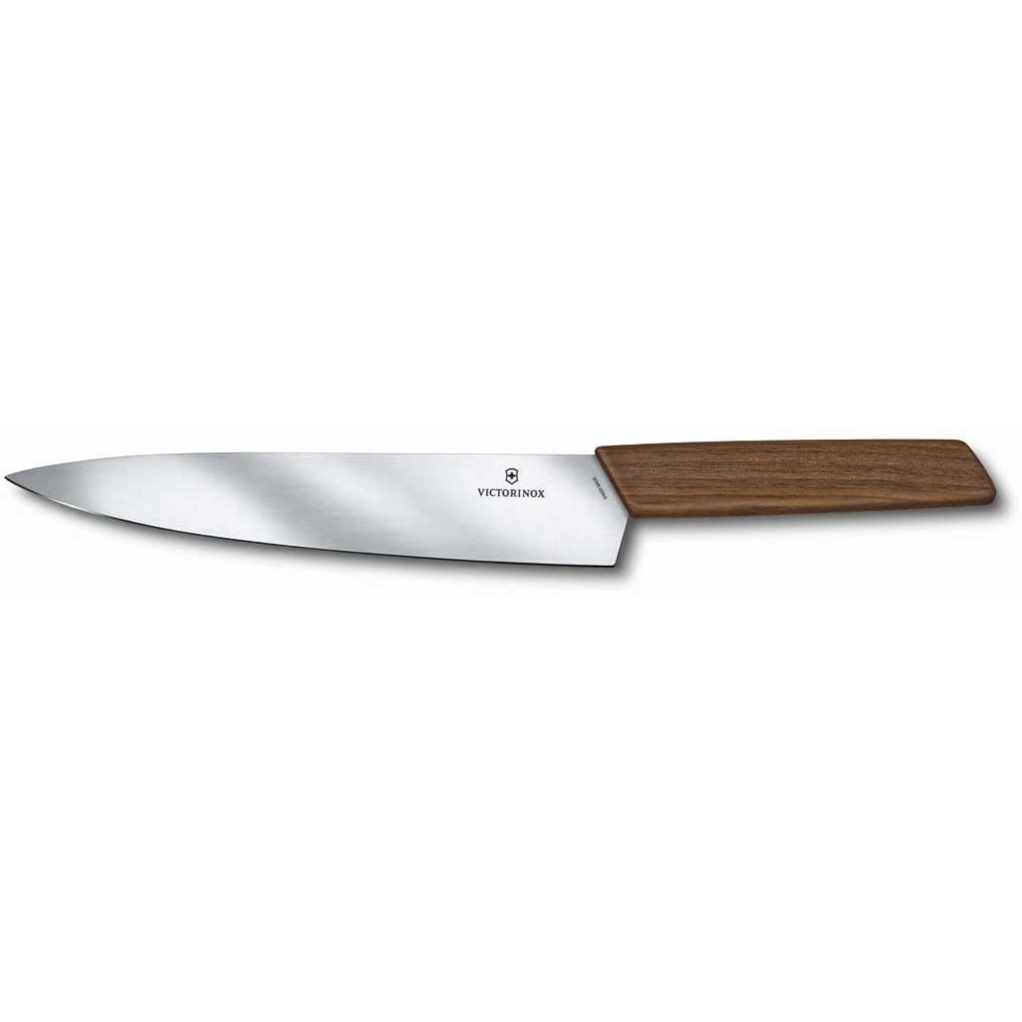 Victorinox Swiss Modern kokkekniv med skæfte i valnøddetræ, 22 cm.
