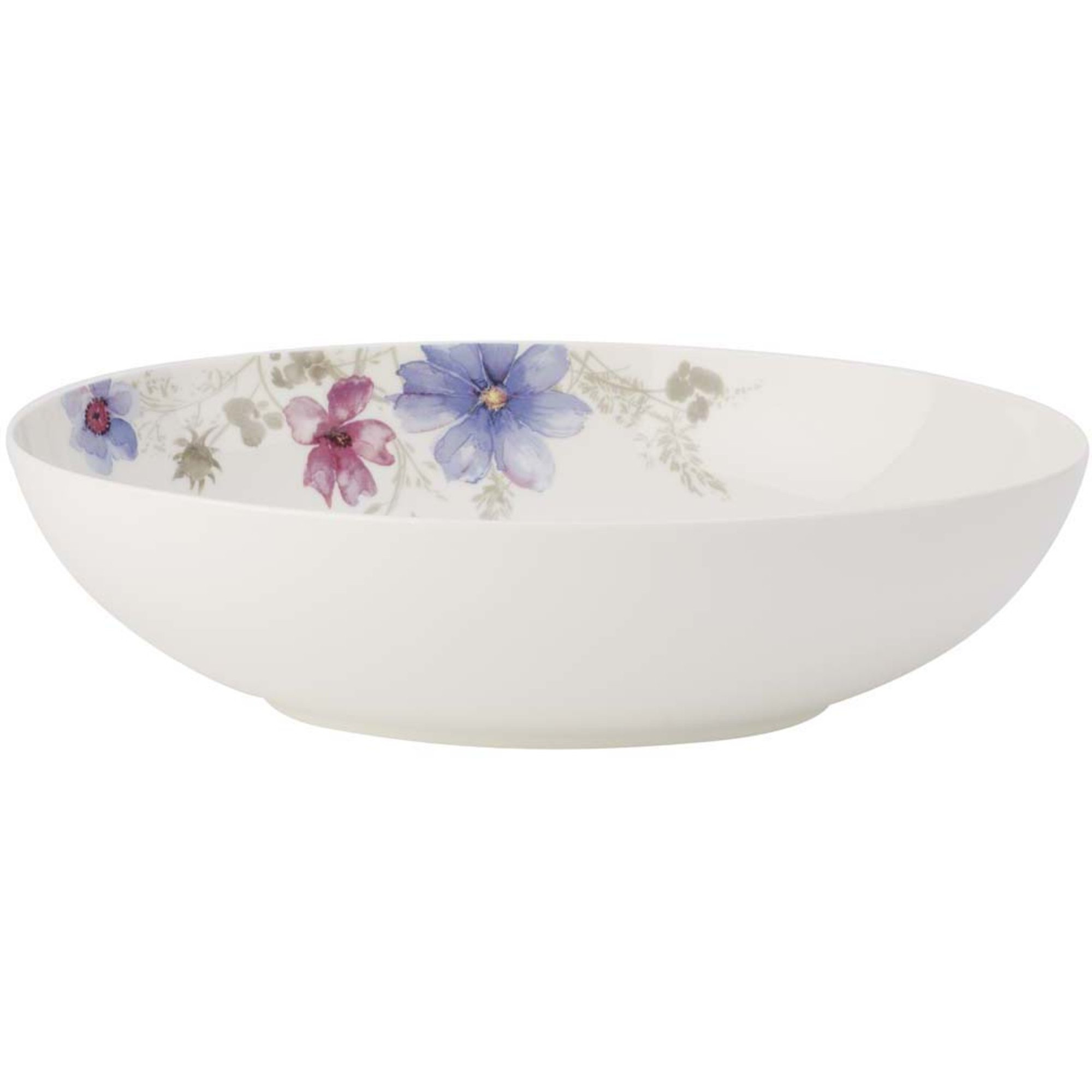 Villeroy & Boch Mariefleur Gris Basic oval skål Ø32cm.