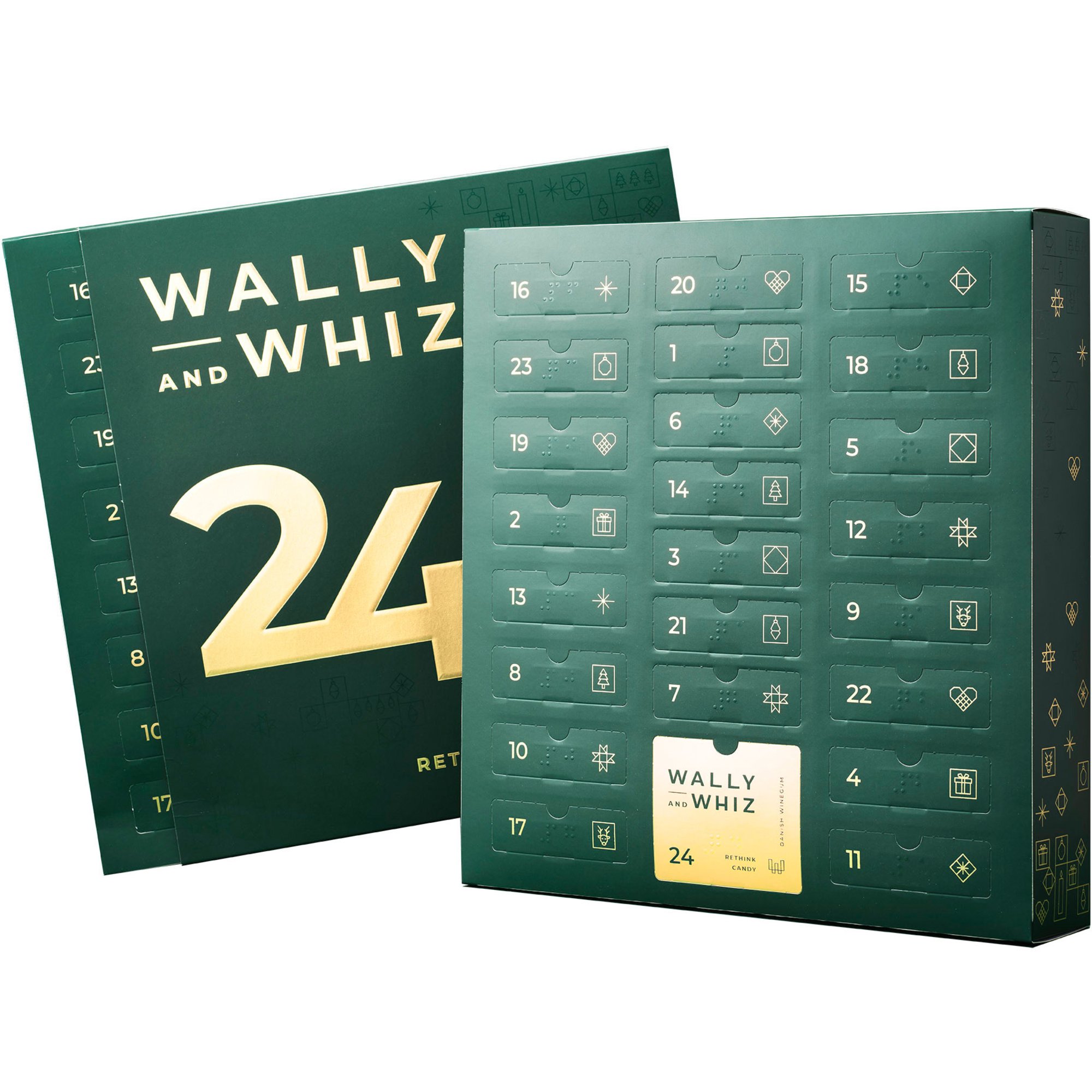 Wally and Whiz Vingummi julkalender 2021, warm grey