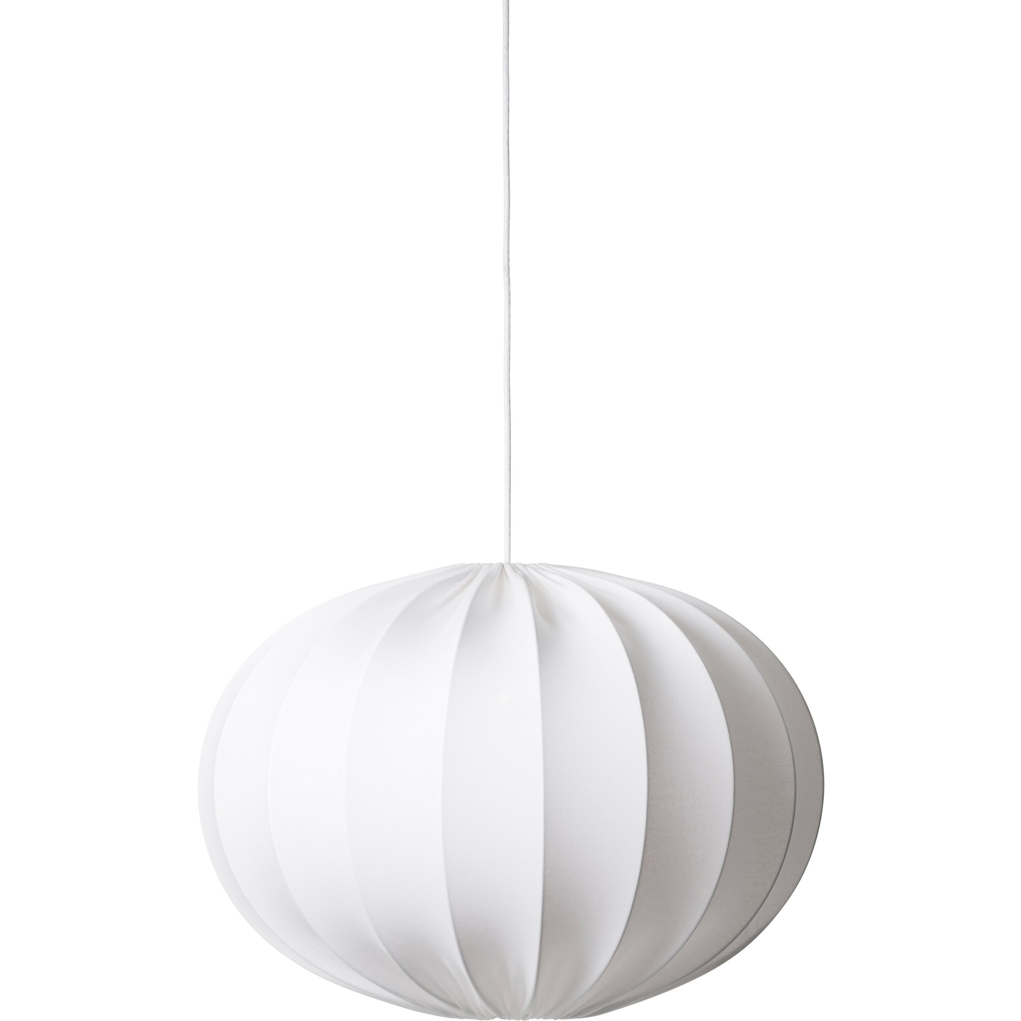 Läs mer om Watt & Veke taklampa, oval boll, bomull, vit, 65 cm