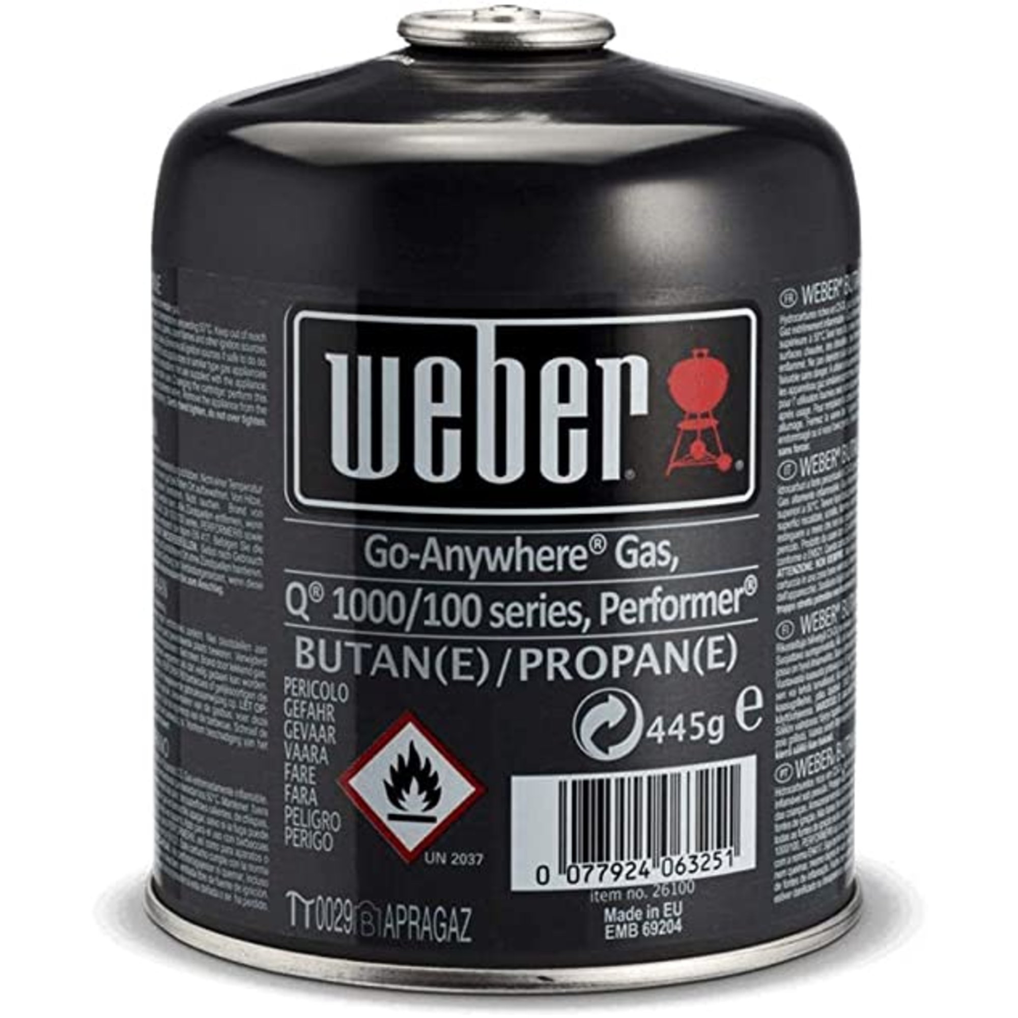 Weber Gasflaske 445 g