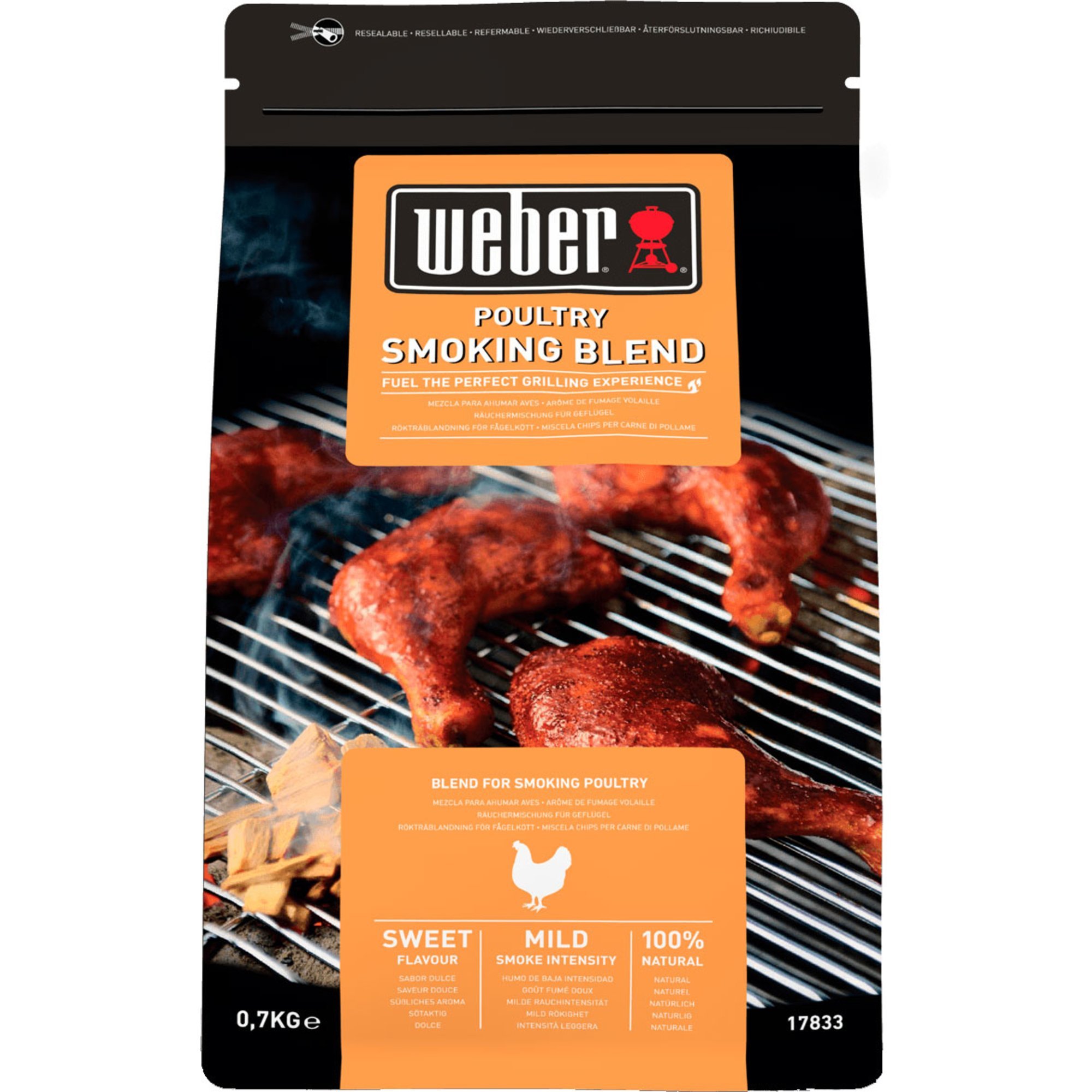Weber Smoking wood chips Blend – Fågel 0.7 kg