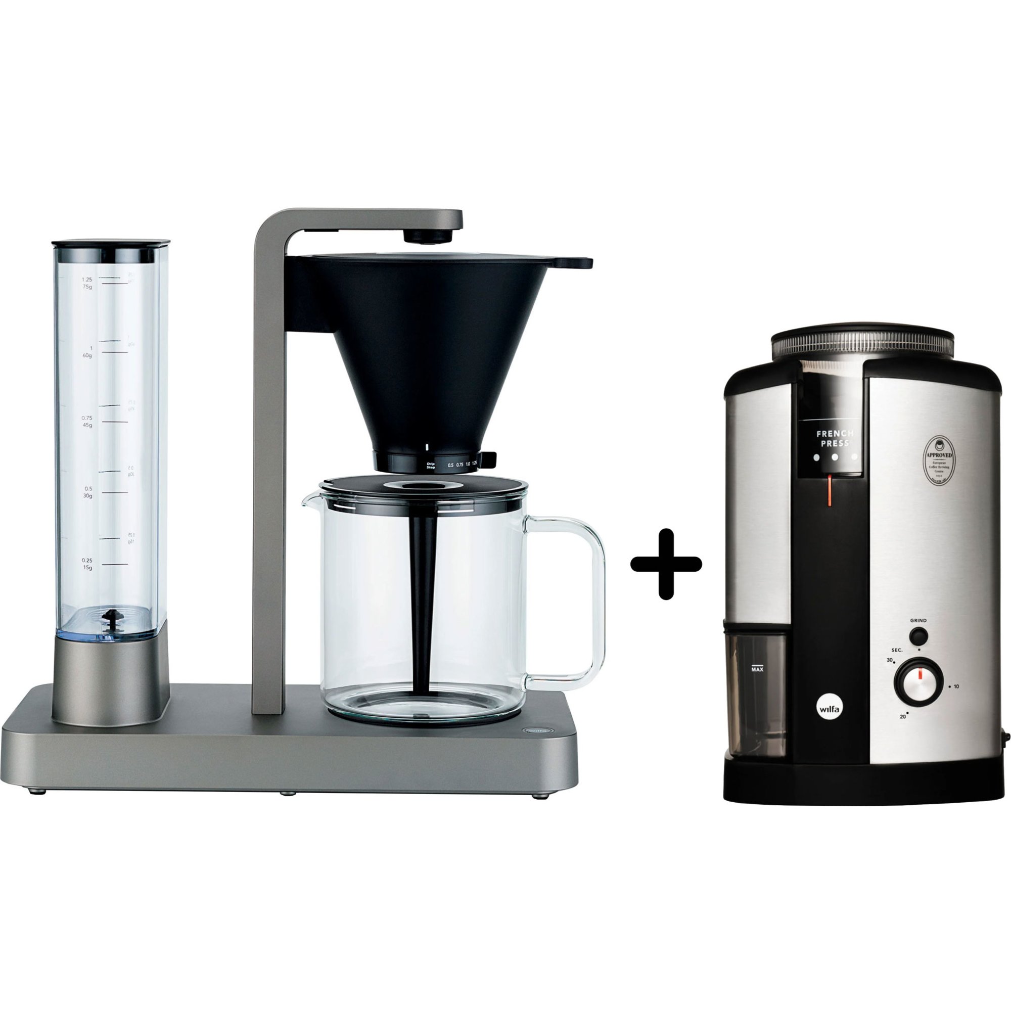 Läs mer om Wilfa Kaffebryggare CM7T + kaffekvarn WSCG2
