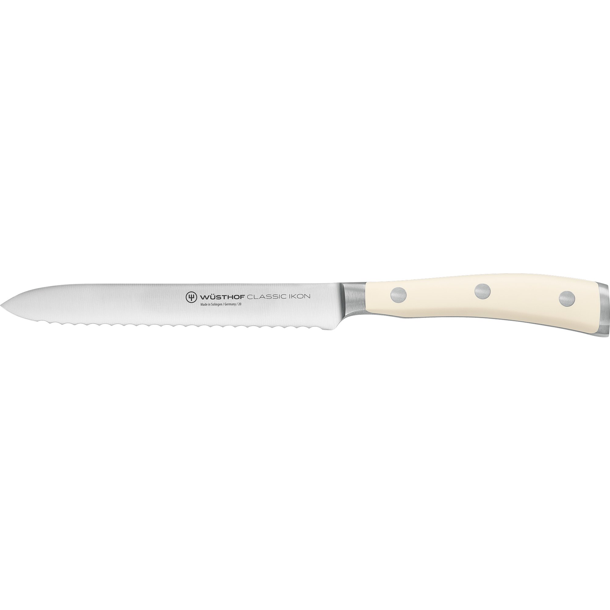 Wüsthof Classic Ikon pølsekniv hvid