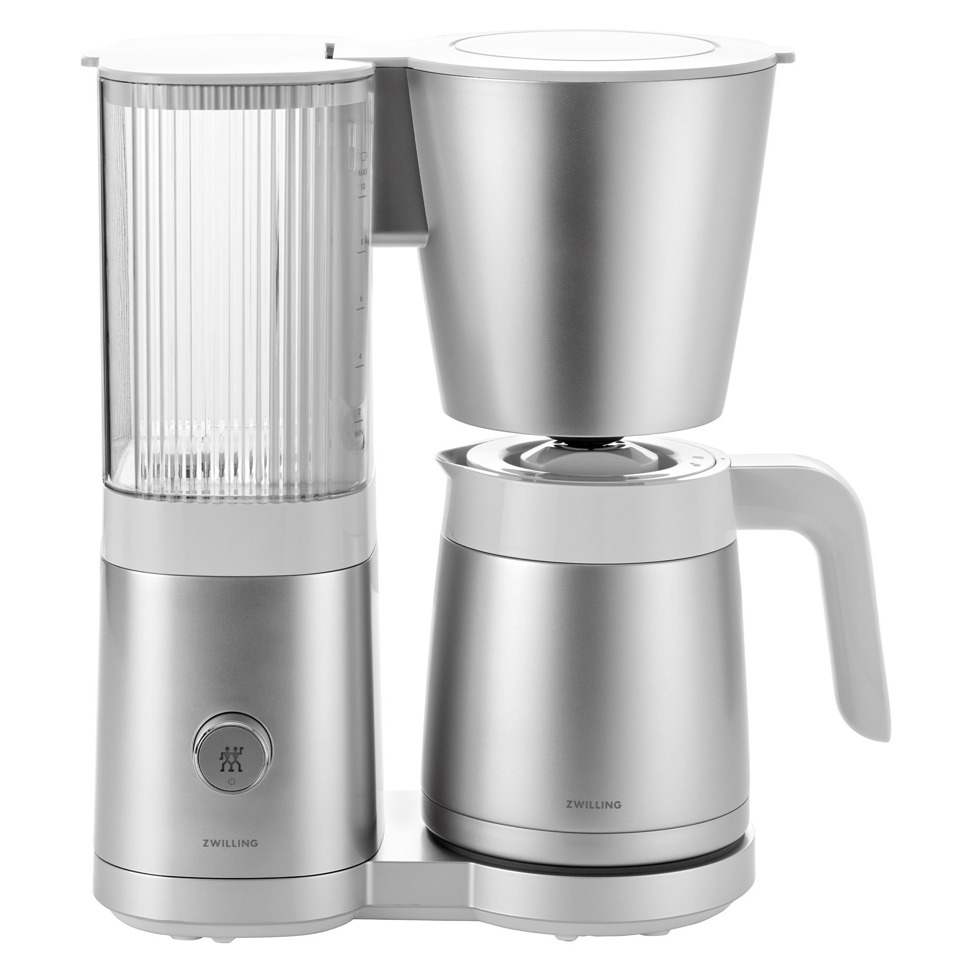 Zwilling Enfinigy kaffemaskine 1,25 liter sølv/hvid