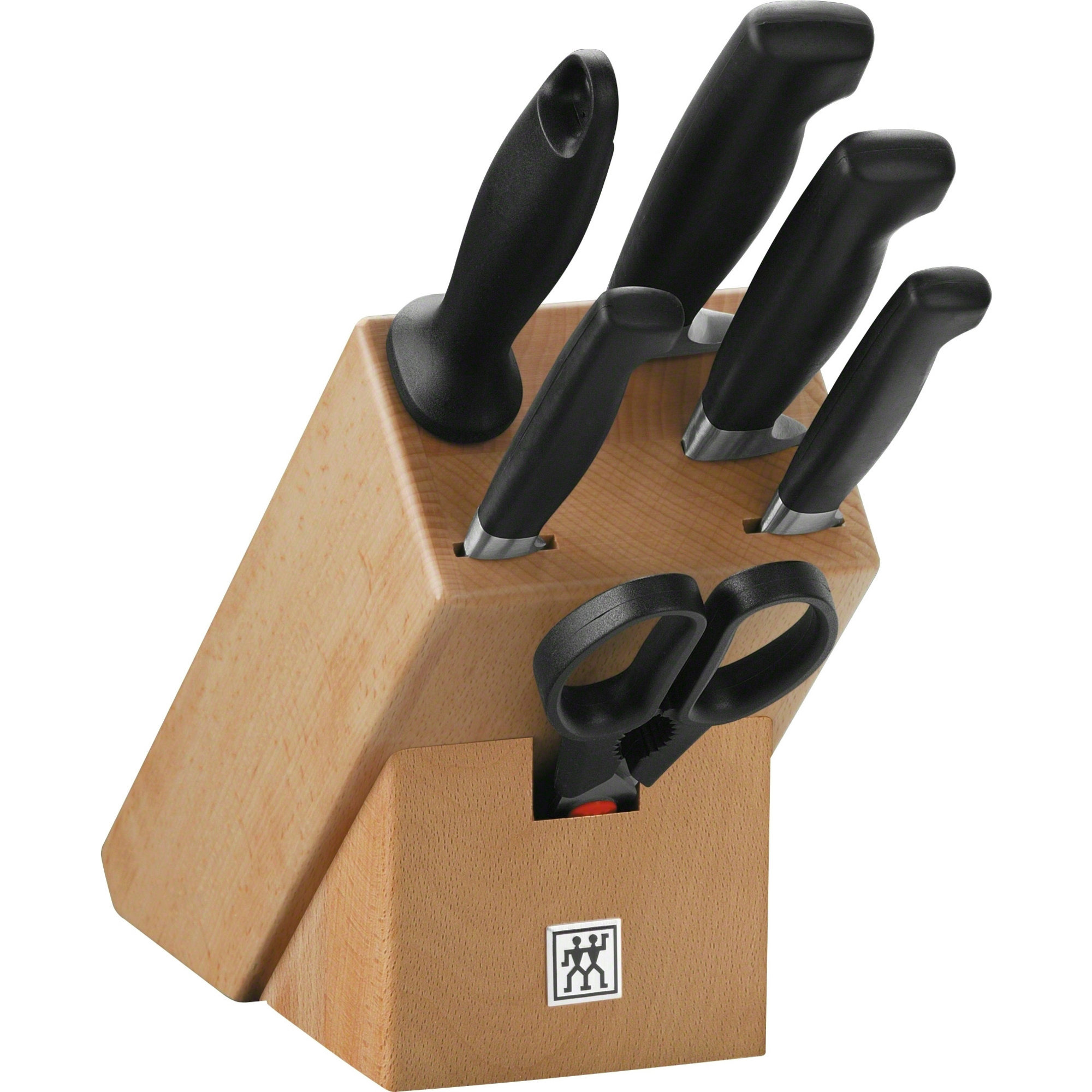 Zwilling Four Star knivblok i træ 7 dele