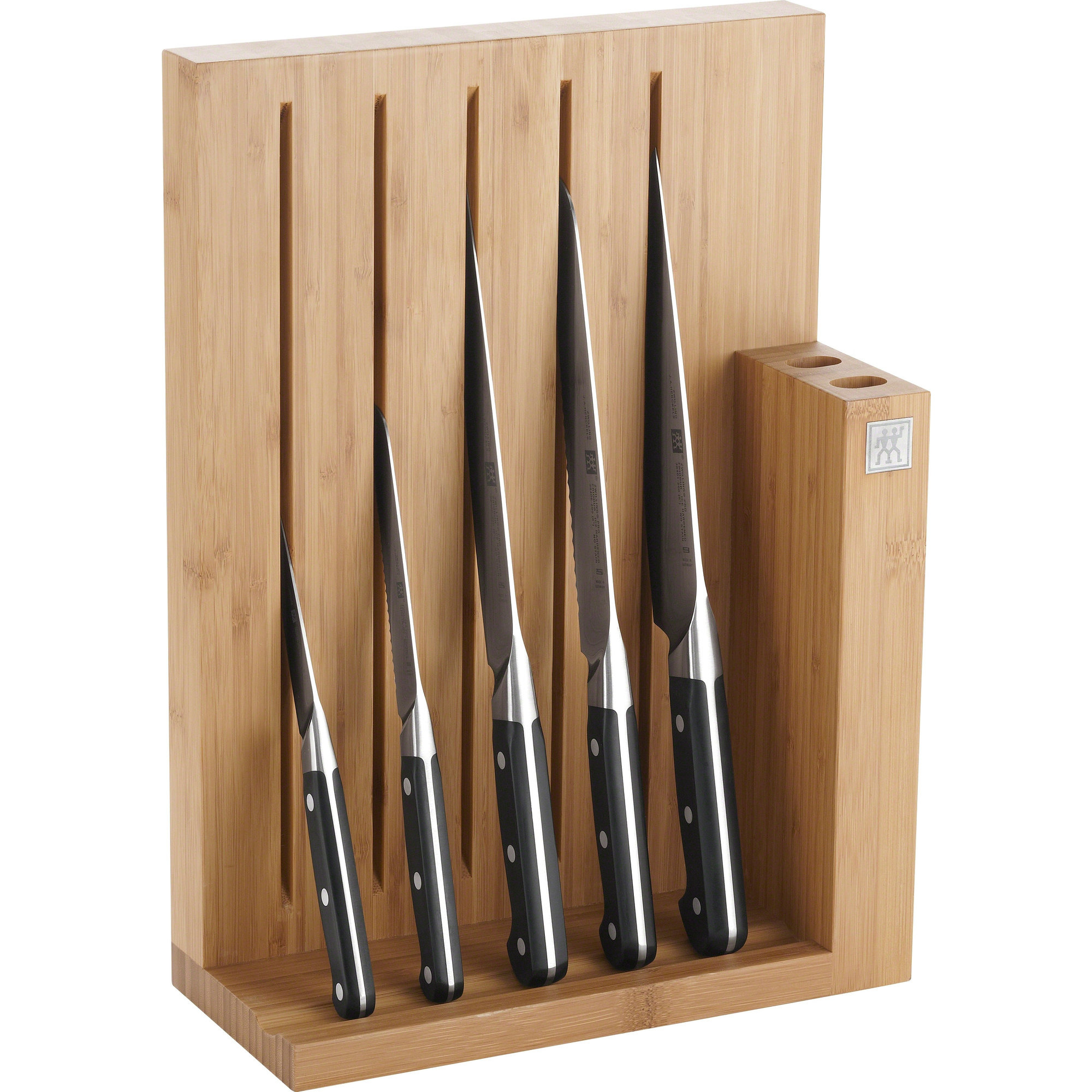 Läs mer om Zwilling Pro Knivblock i Bambu med 5 knivar