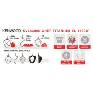 Kenwood chef xl titanium tilbehør