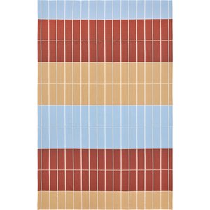 Tiiliskivi-pöytäliina, 156 x 250 cm, beige/sininen/ruskea merkiltä Marimekko