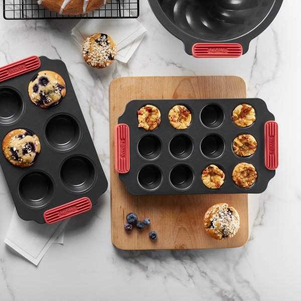 Nonstick minimuffins 12 st, grå