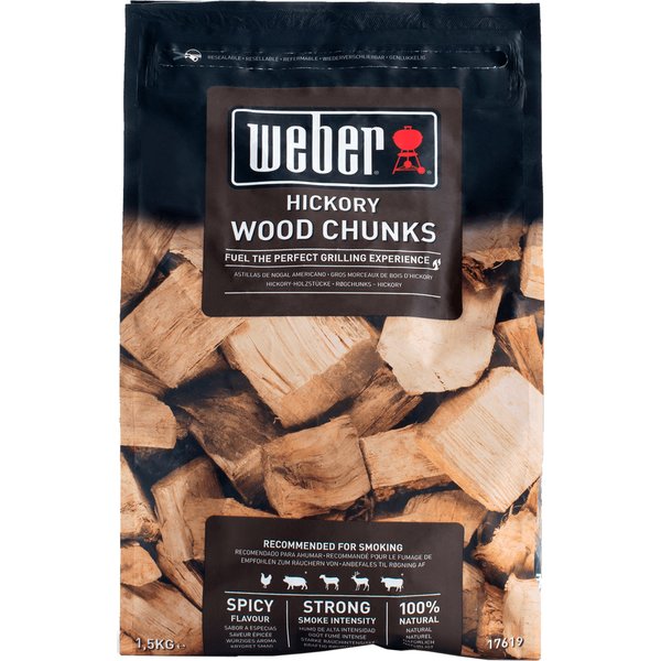 Smoking wood chunks, hickory