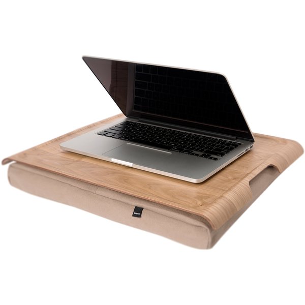 Laptray knebrett, natur/sand