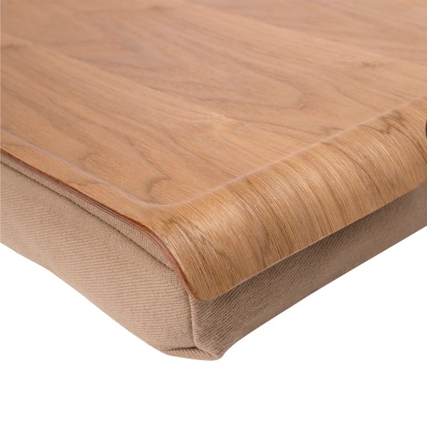 Laptray knebrett, natur/sand