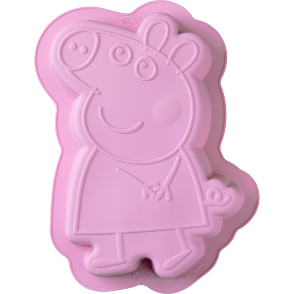 Peppa Gris motiv bakeform 19,5x27 cm, rosa