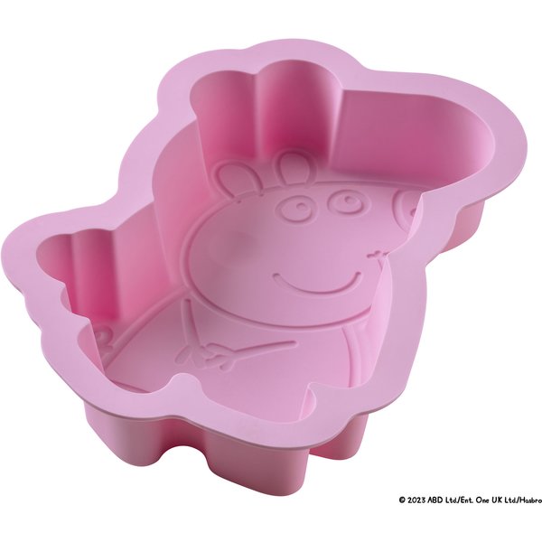 Peppa Gris motiv bakeform 19,5x27 cm, rosa