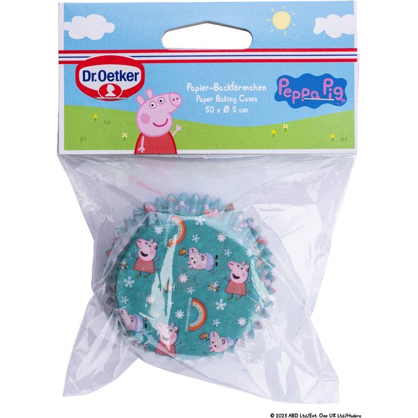 Peppa Gris muffinsform 50 stk