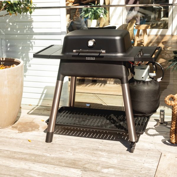 Force gasgrill + rottiseri, matt svart