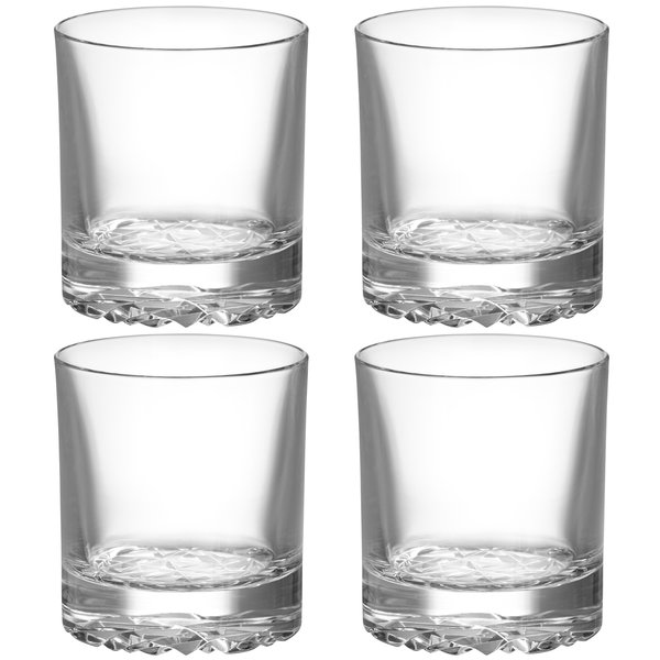 Carat Double Old Fashioned glass 28 cl, 4-pack