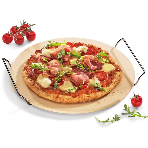Rund Pizzasten med stativ, 30 cm