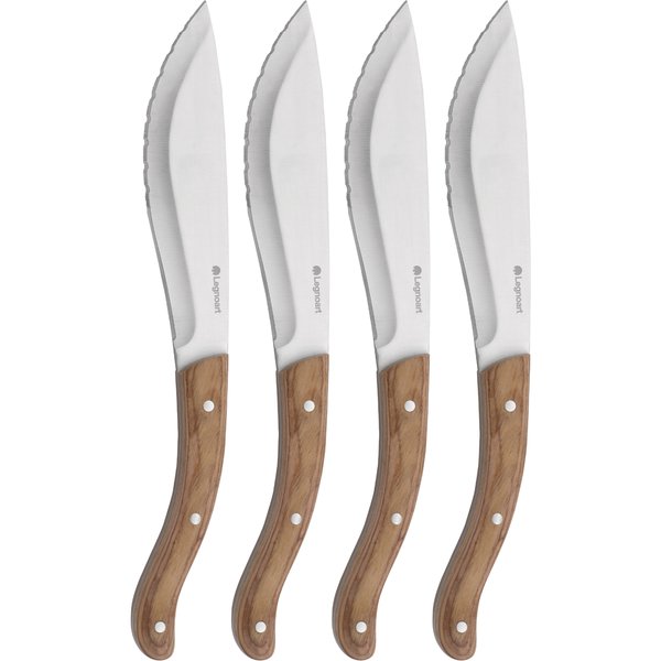 Tomahawk biffkniv, lyst tre, 4 stk.