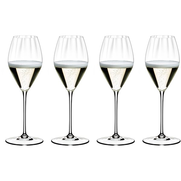 Performance champagneglas 4-pak